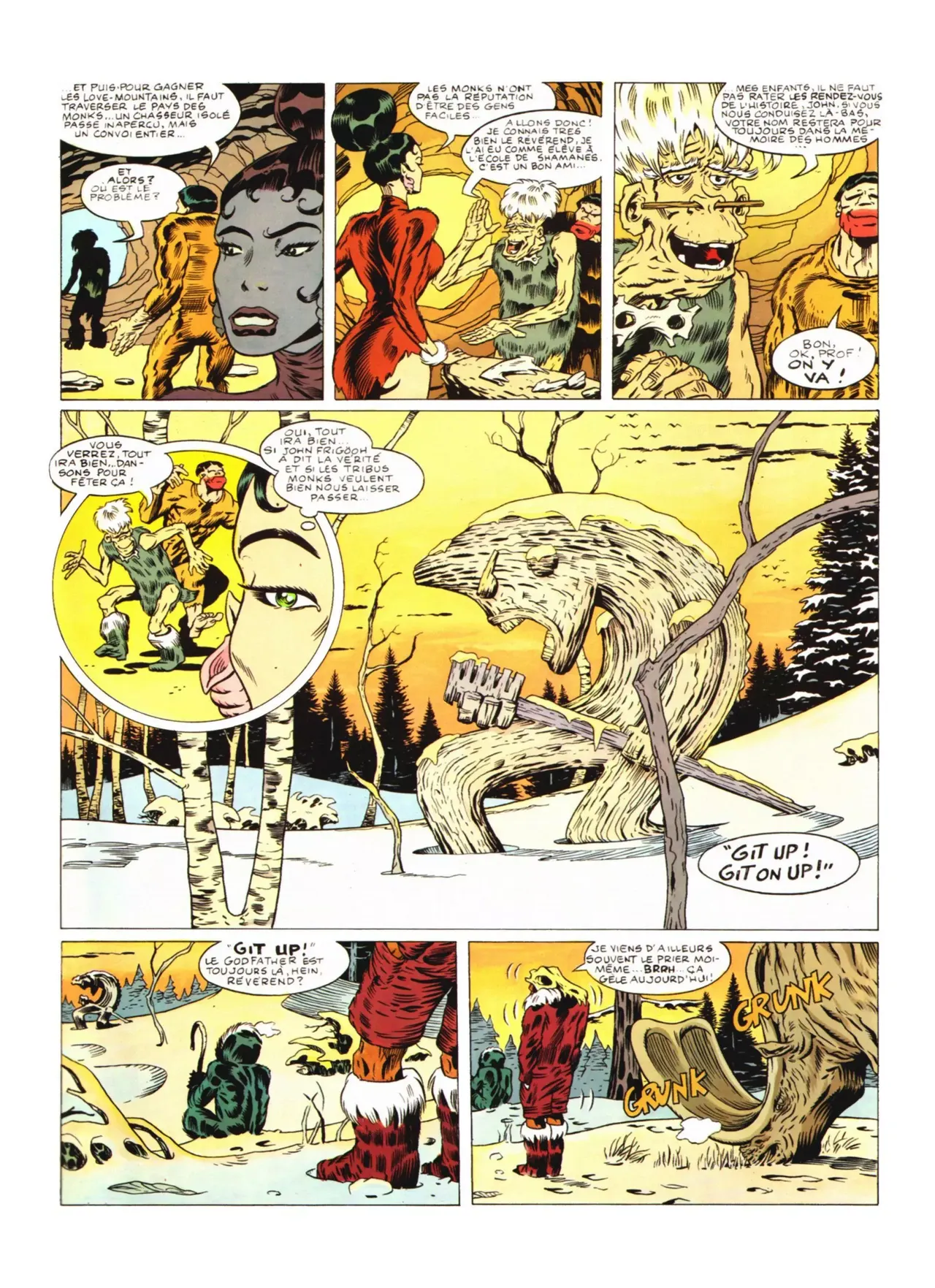 Dinosaur Bop #4 : Shaman blues page 12 full