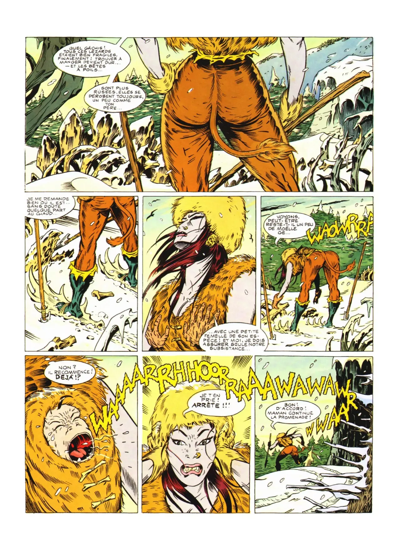 Dinosaur Bop #4 : Shaman blues page 7 full