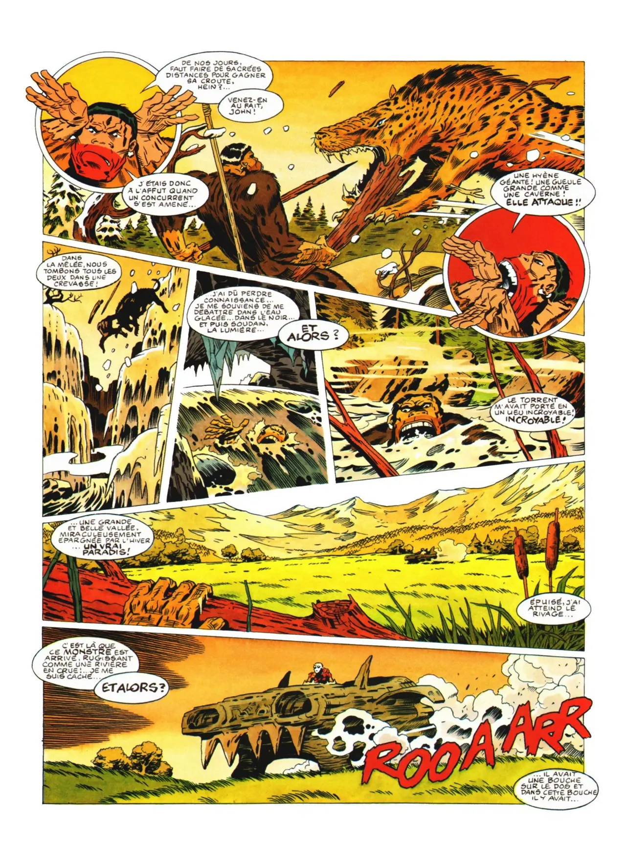 Dinosaur Bop #4 : Shaman blues page 9 full