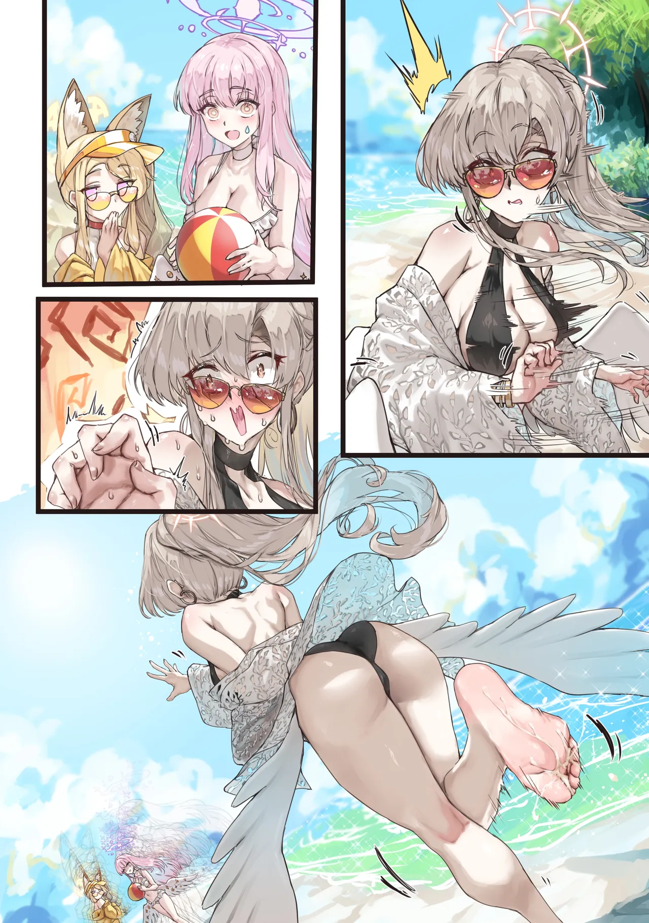 ﾅｷﾞﾅｷﾞの裸足をﾍﾟﾛﾍﾟﾛしたらｺｷｺｷされる漫画 page 11 full