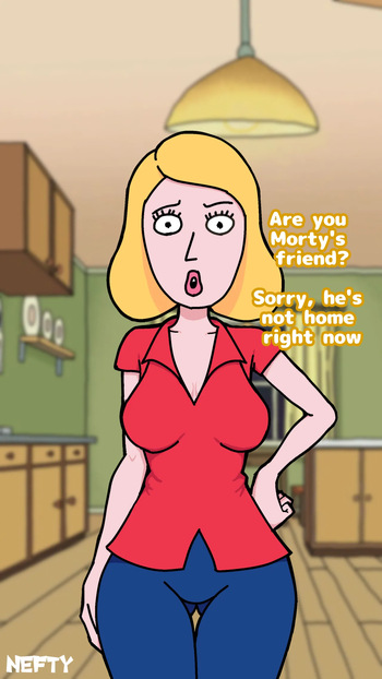 Beth's transformation into a sexbot! - Rick and morty cover