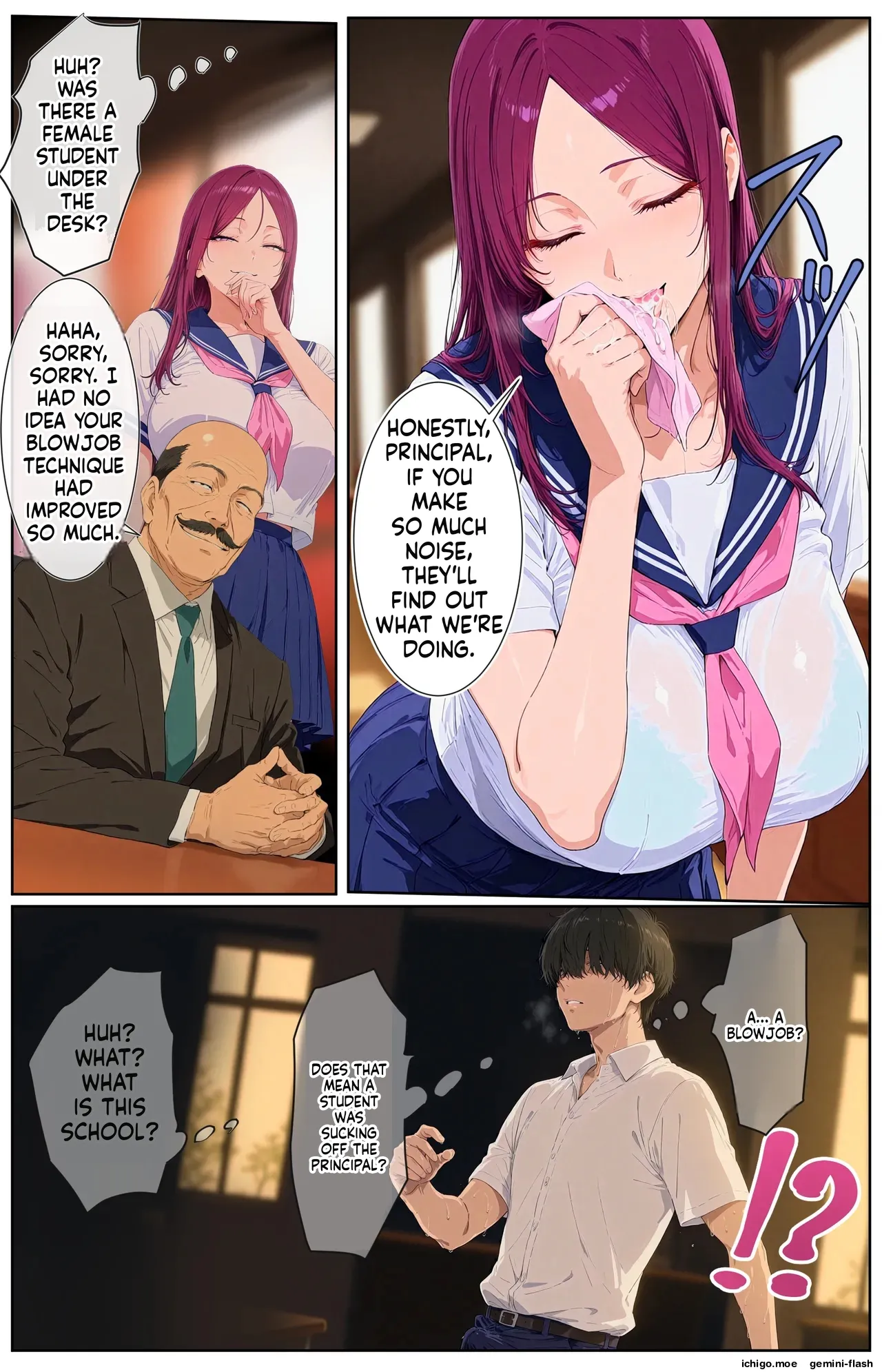 The School Where Hookers Stand in the Hallway — On-demand hookup service during class breaks! From wholesome types to gals—ready for instant sex! Before the bell rings -MTL page 6 full