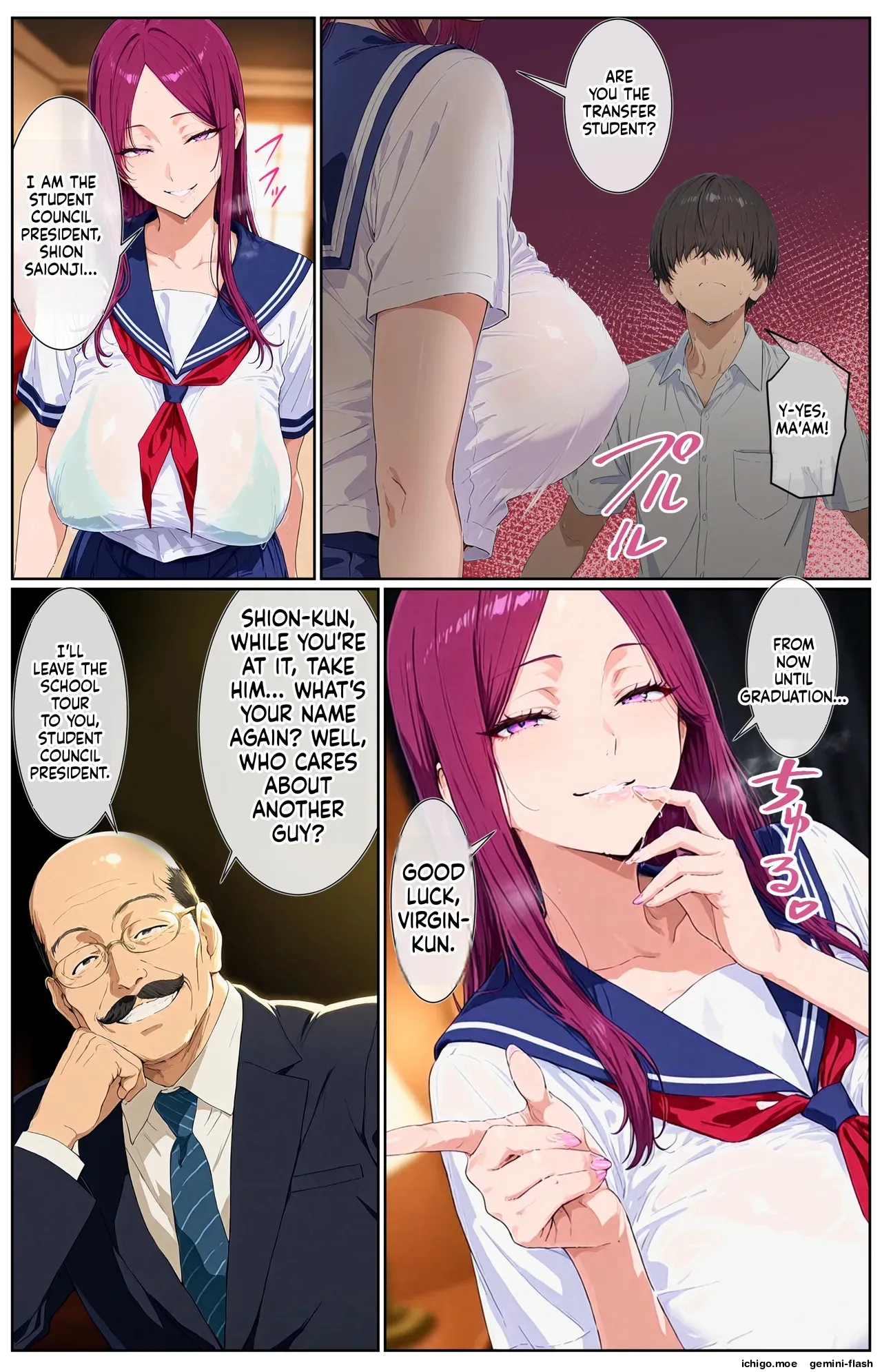 The School Where Hookers Stand in the Hallway — On-demand hookup service during class breaks! From wholesome types to gals—ready for instant sex! Before the bell rings -MTL page 7 full