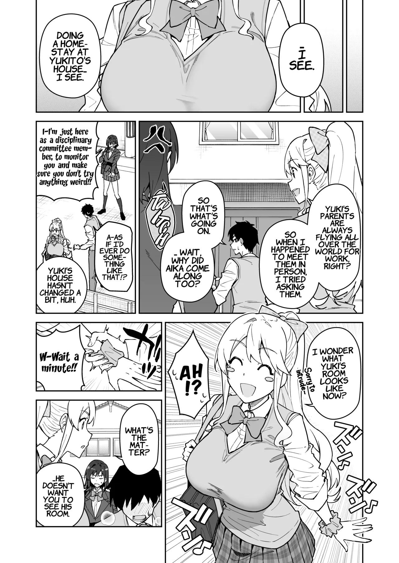 Cross My Heart ~Tsundere Fuuki Iin to Kinpatsu Bishoujo Ryuugakusei~ | Cross My Heart ~The Tsundere Disciplinary Committee Member and the Beautiful Blonde Exchange Student~ page 11 full
