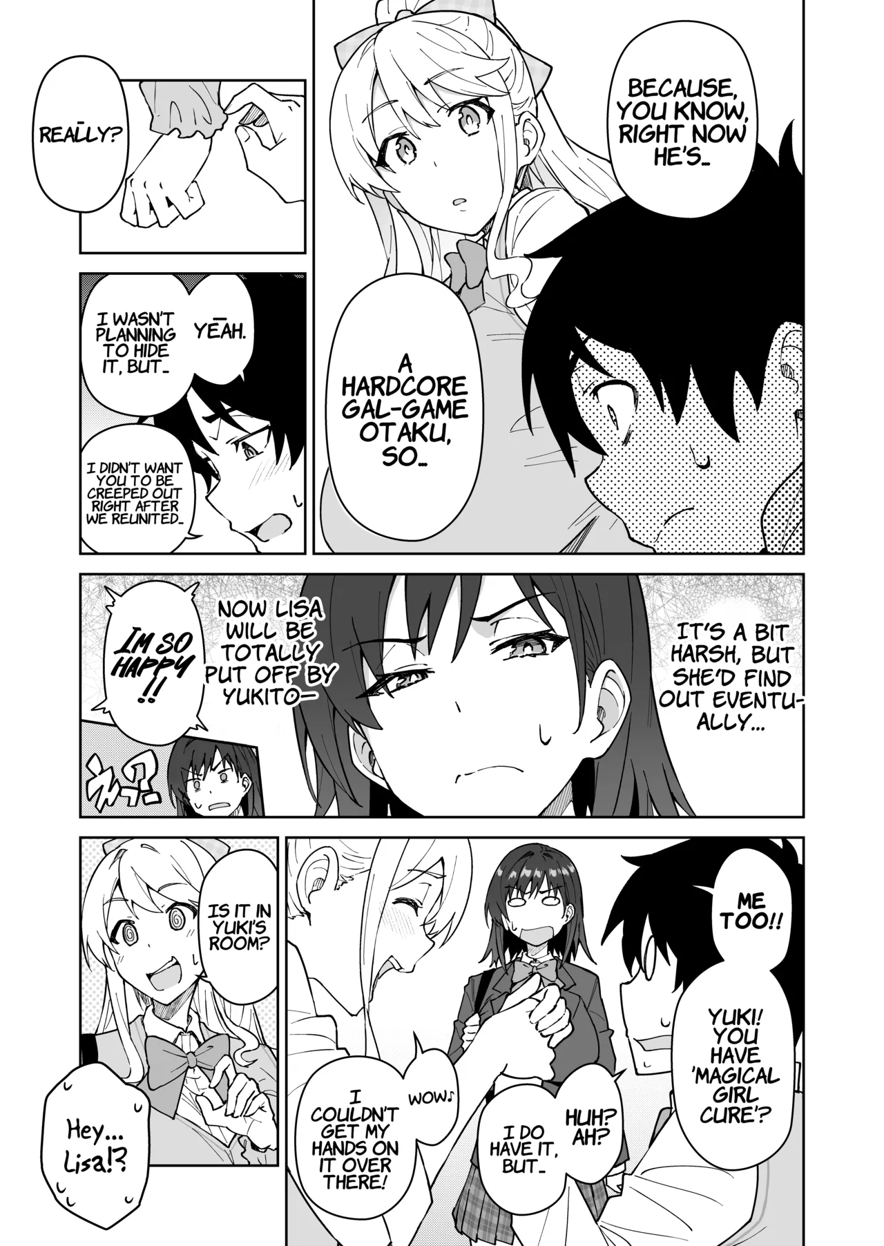 Cross My Heart ~Tsundere Fuuki Iin to Kinpatsu Bishoujo Ryuugakusei~ | Cross My Heart ~The Tsundere Disciplinary Committee Member and the Beautiful Blonde Exchange Student~ page 12 full