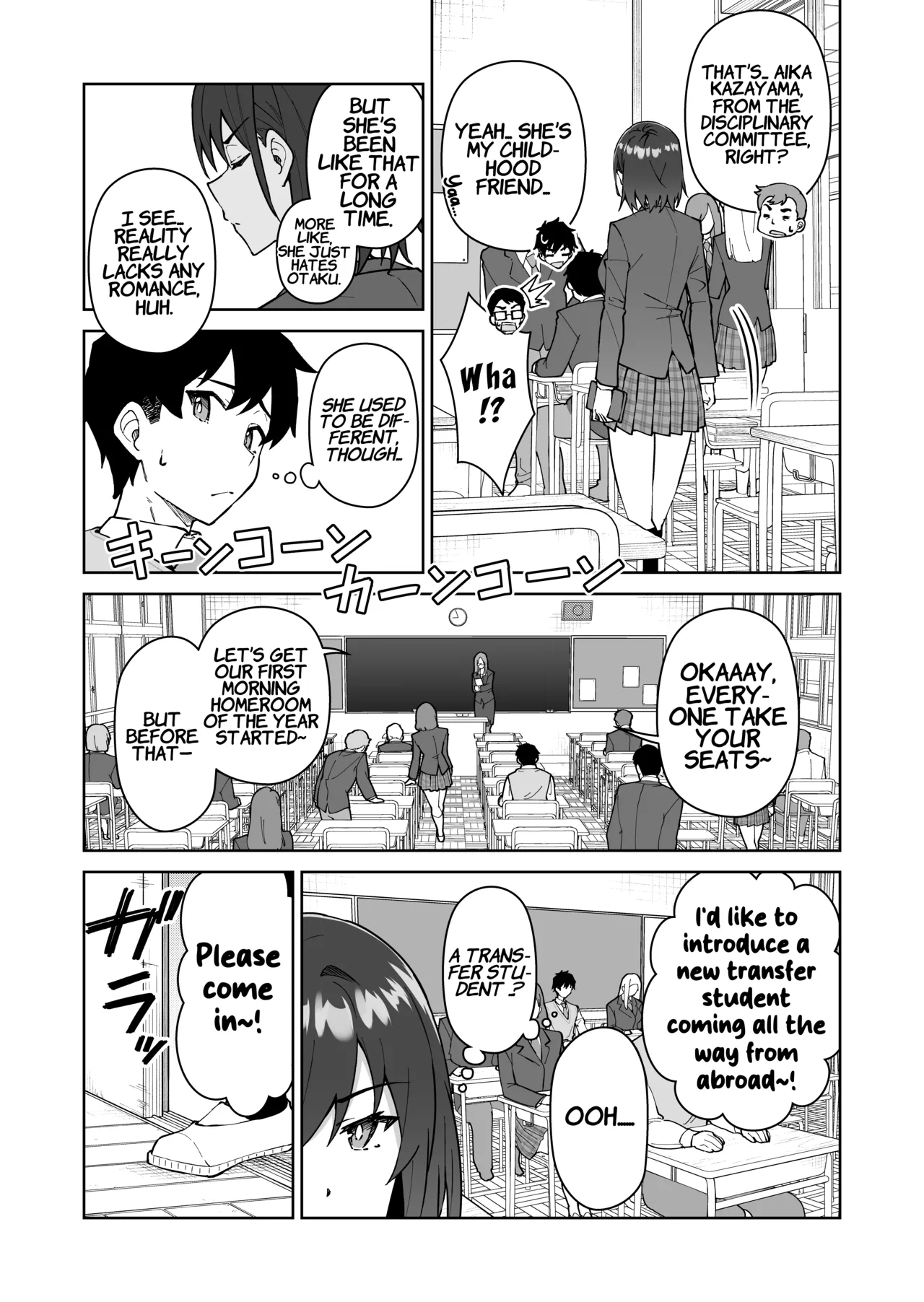 Cross My Heart ~Tsundere Fuuki Iin to Kinpatsu Bishoujo Ryuugakusei~ | Cross My Heart ~The Tsundere Disciplinary Committee Member and the Beautiful Blonde Exchange Student~ page 7 full