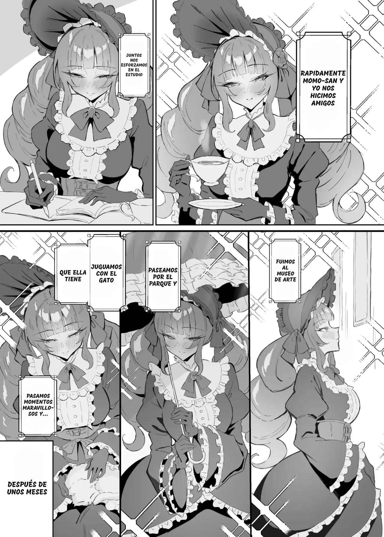 Kanpeki Lolita Fashion Kanojo no Darashinai Karada｜La Figura Desaliñada de la Novia que Viste un Perfectamente de Lolita Gótica page 4 full