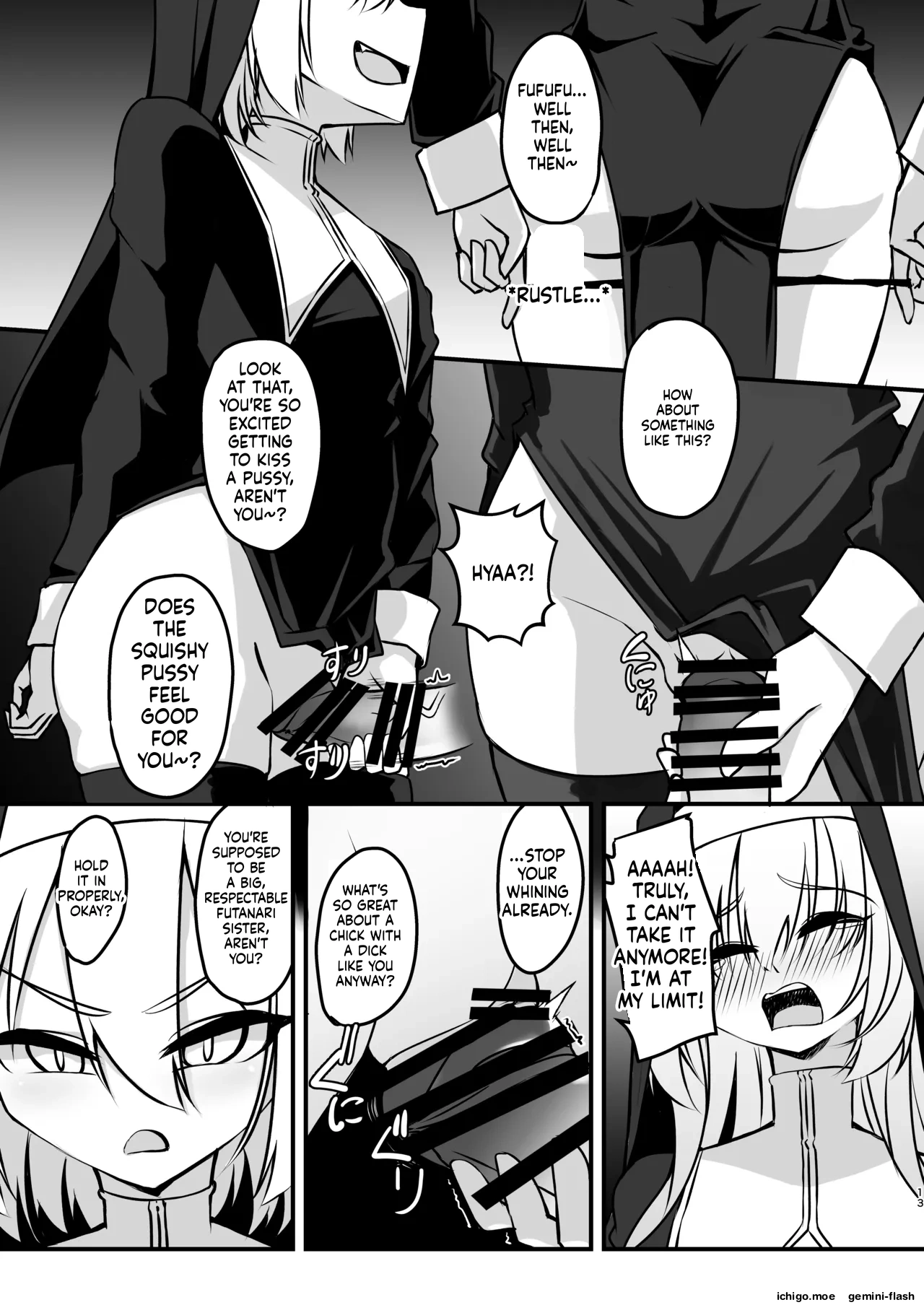 Futanari Sister Jibatsu Koukai Ruined Orgasm Onanie page 12 full