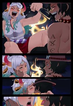 Noche de Pasion de Yamato y Ace