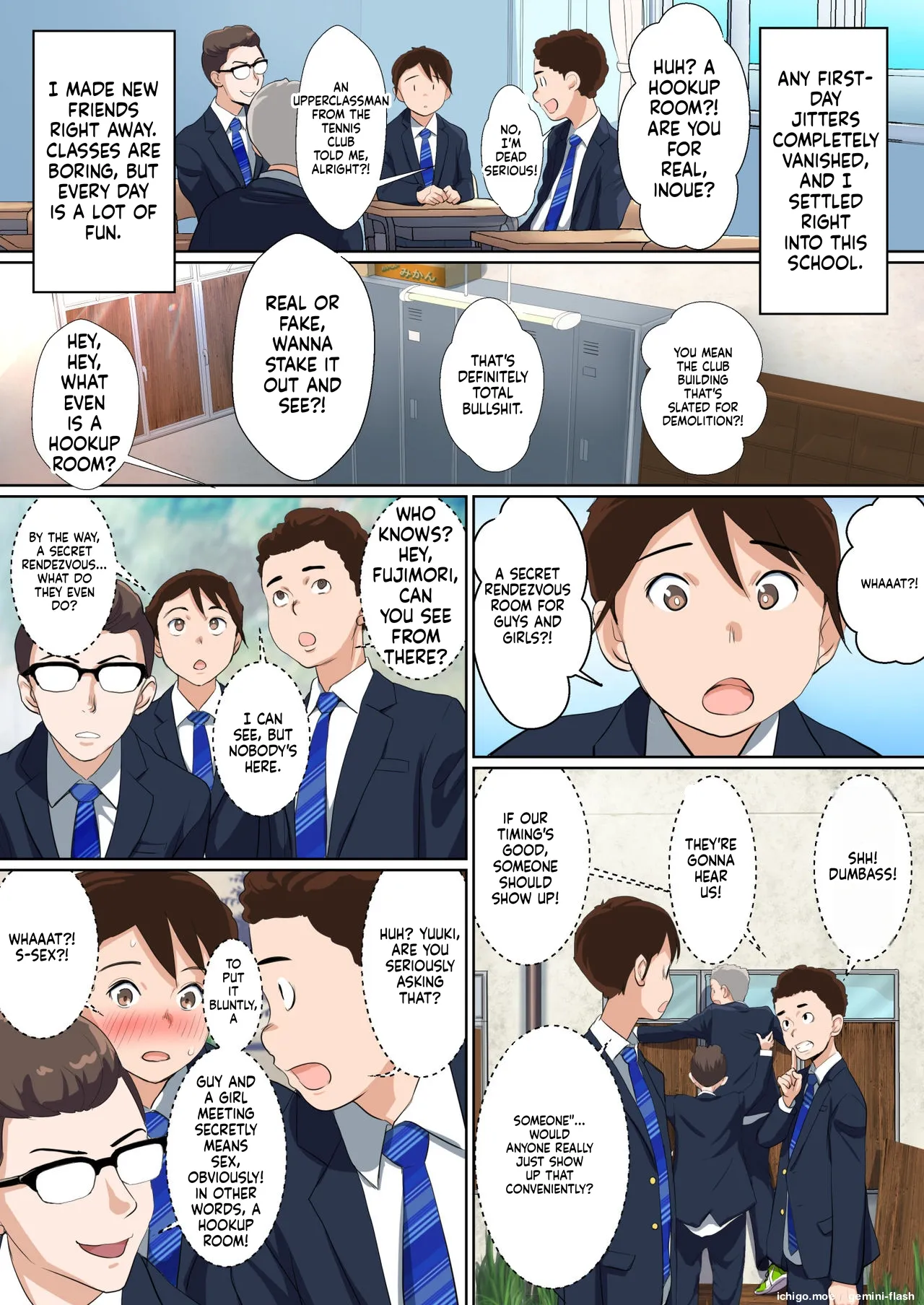 Uwasa no Yaribeya Itoko to Boku no Hatsu Shasei ~ Onna no Ana tte Kimochi Iii! | The Rumored Fuck Room: First Ejaculation with My Cousin — Her Hole Feels Incredible! page 8 full