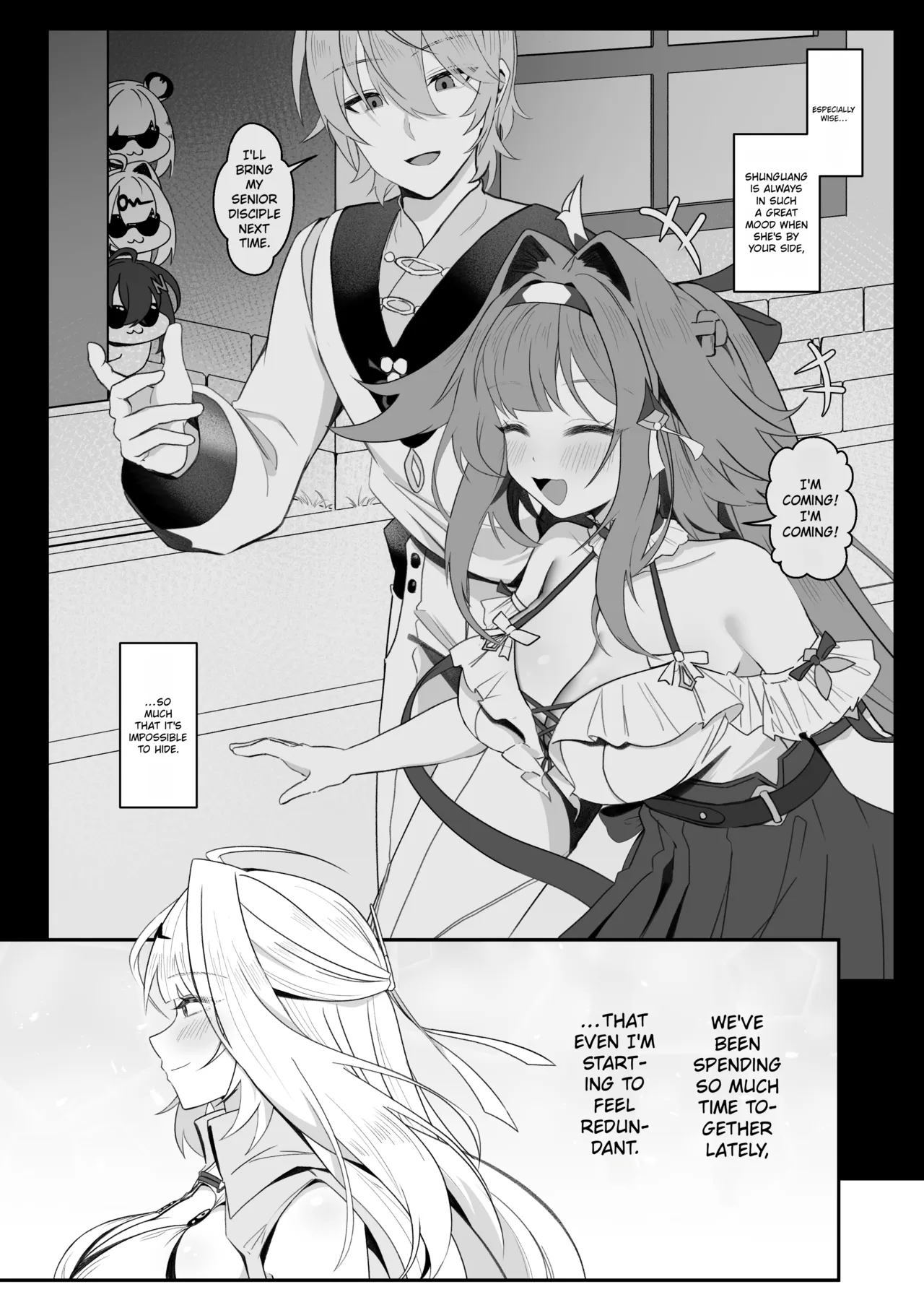 Master! Stop peeking, hurry up and help me! page 3 full