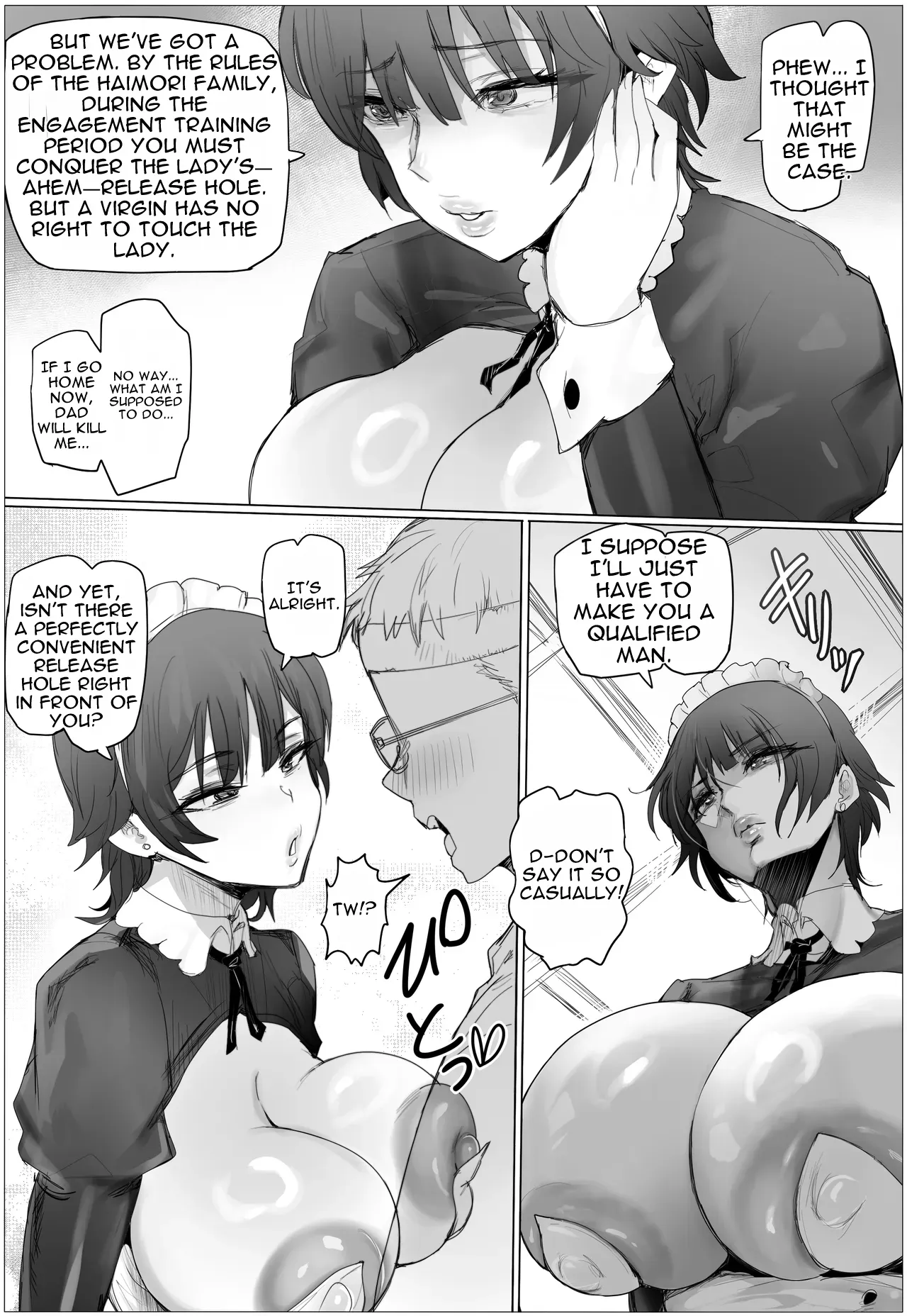 If I Practiced Pounding as a Maid, I Could Conquer the Young Lady’s Hole! page 9 full