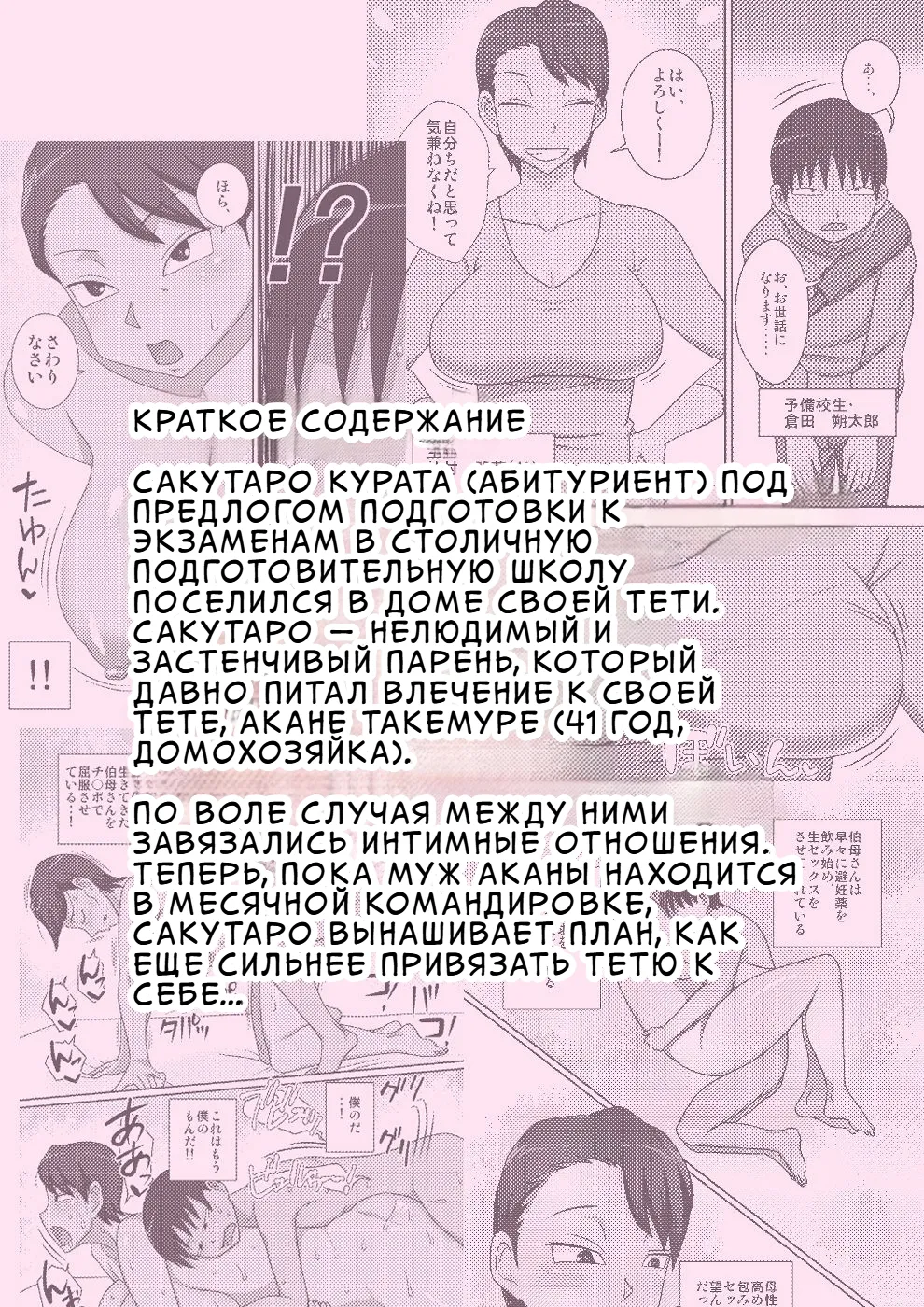 InCha no Oi ga Motto Yaritai Oba-san | Племянник-интроверт хочет трахнуть свою тётю 2 page 6 full