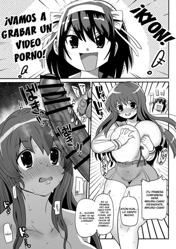 [Kiliu] Kyon y Mikuru graban un video porno cover