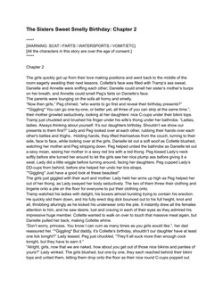 The Sisters Sweet Smelly Birthday: Chapter 2