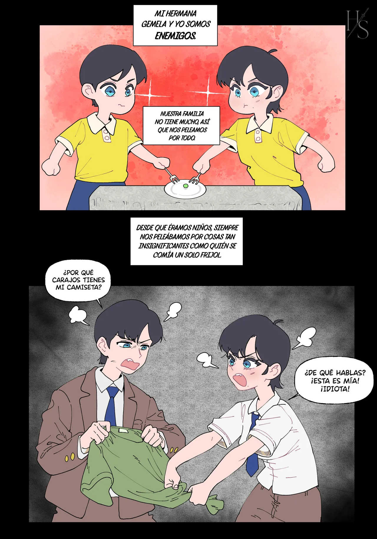 Yellow Floor Siblings | Hermanos Del Piso Amarillo #0-2 page 2 full
