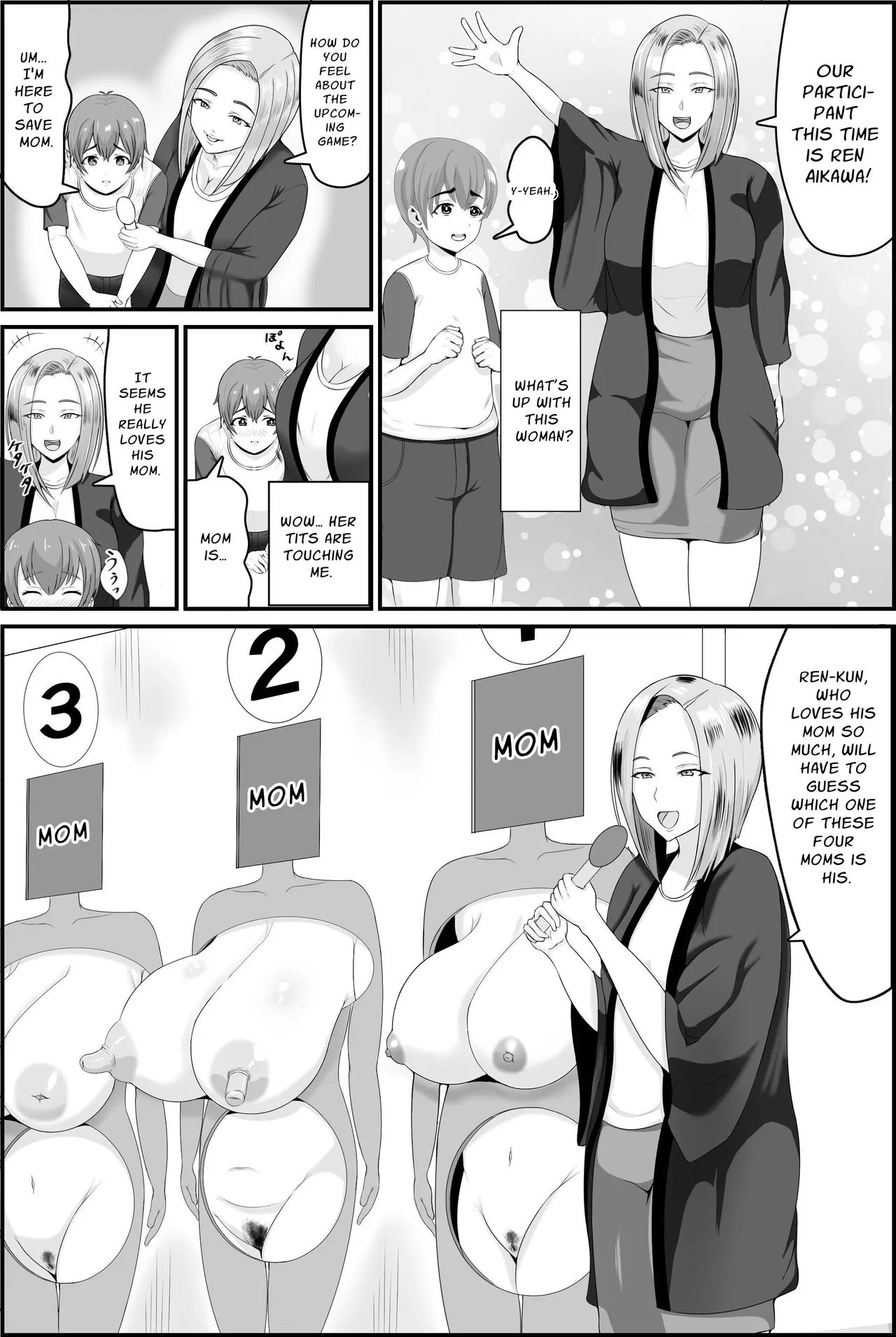 If You Want to Save your Busty Big Ass Mom, Try Guessing her Naked page 8 full