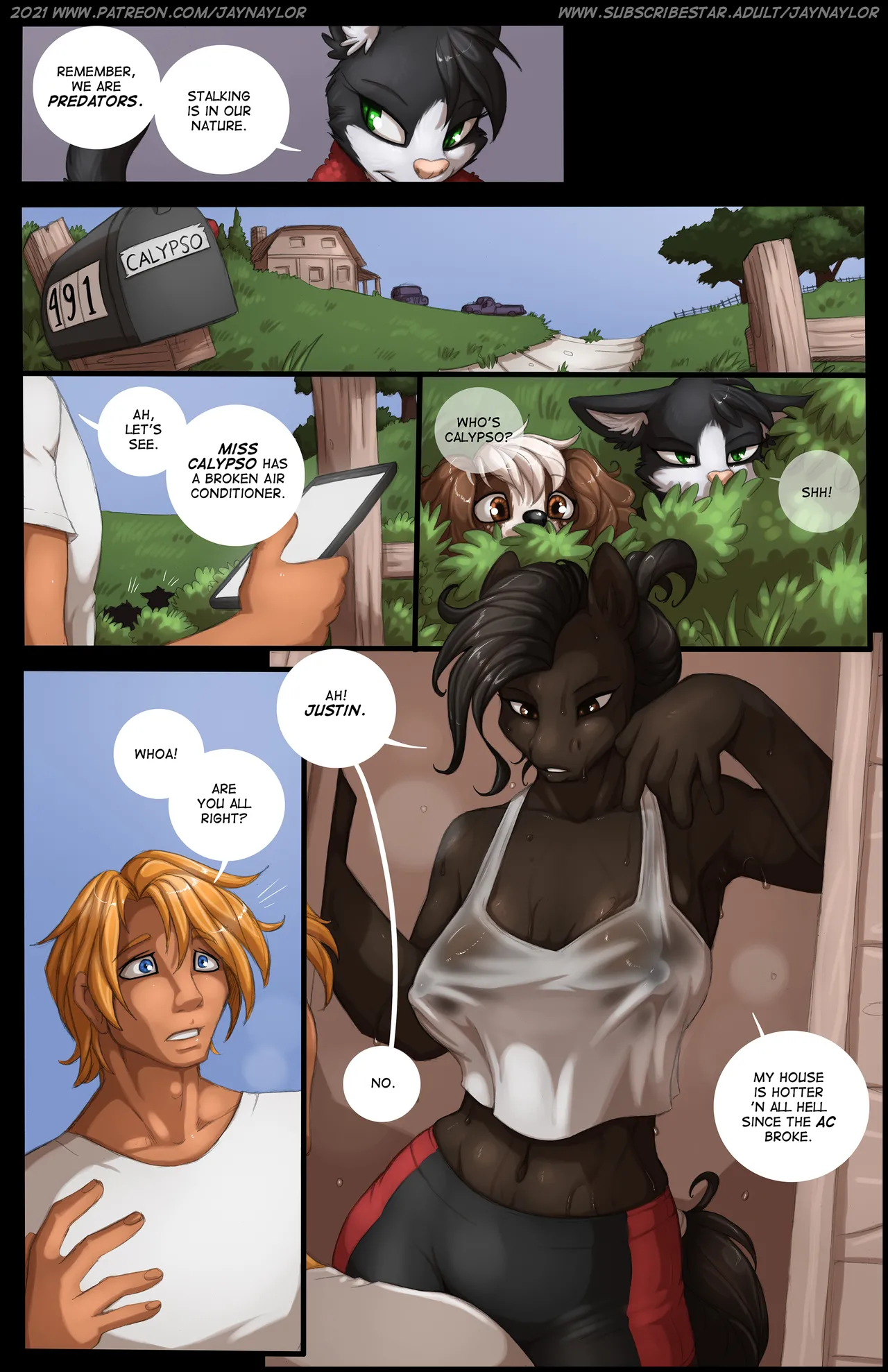 Chasing Justin - A Lumpkinville Story page 7 full