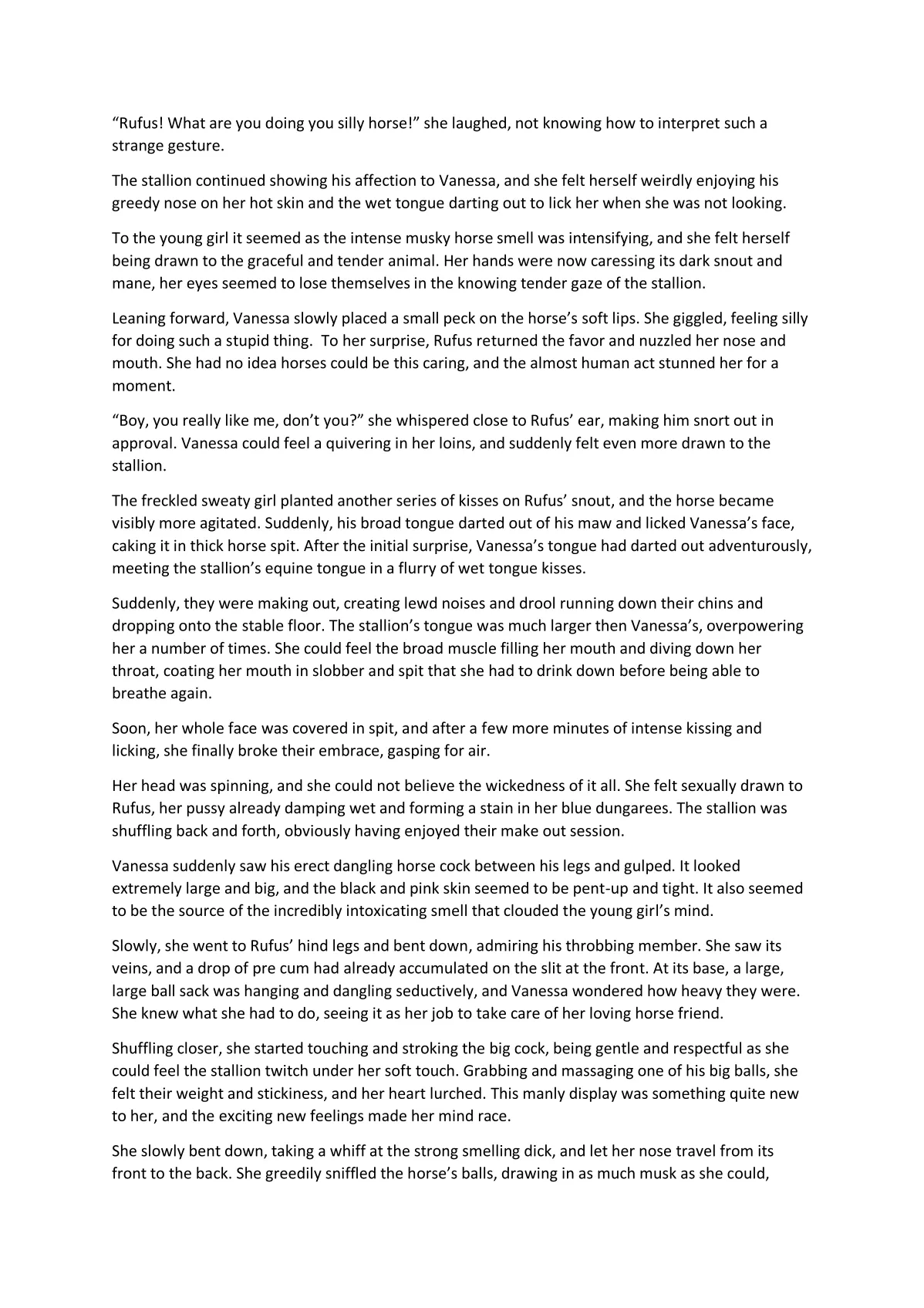Tending to the Stallion page 2 full