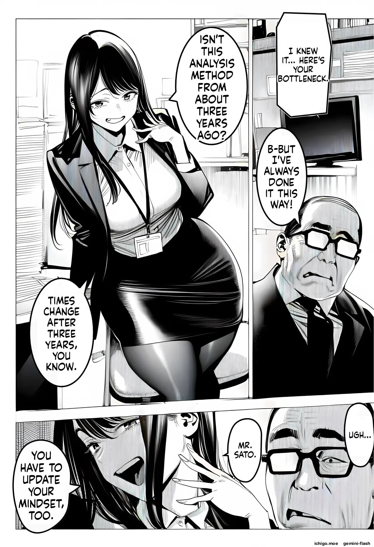 A story about turning a busty office lady who is 23 years younger than you but keeps lecturing you into your sex slave using a brainwashing app page 9 full