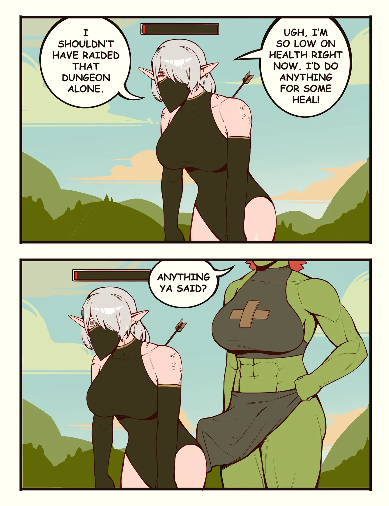 Orc Healer page 1 full