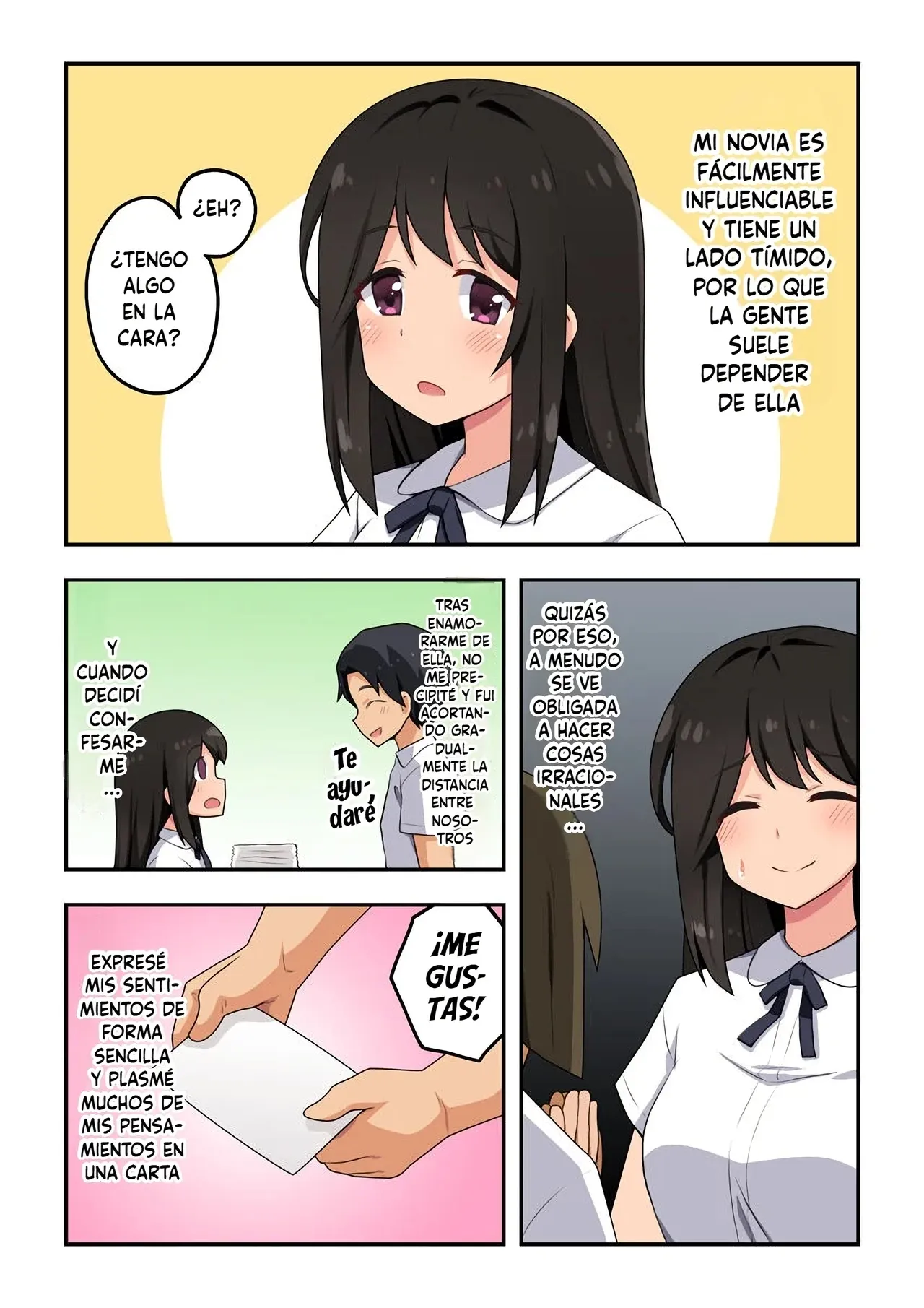Oshijaku Kanojo wa Tanomarete...｜Se Dejó Convenver Fáclmente y, cuando se le Preguntó... page 2 full