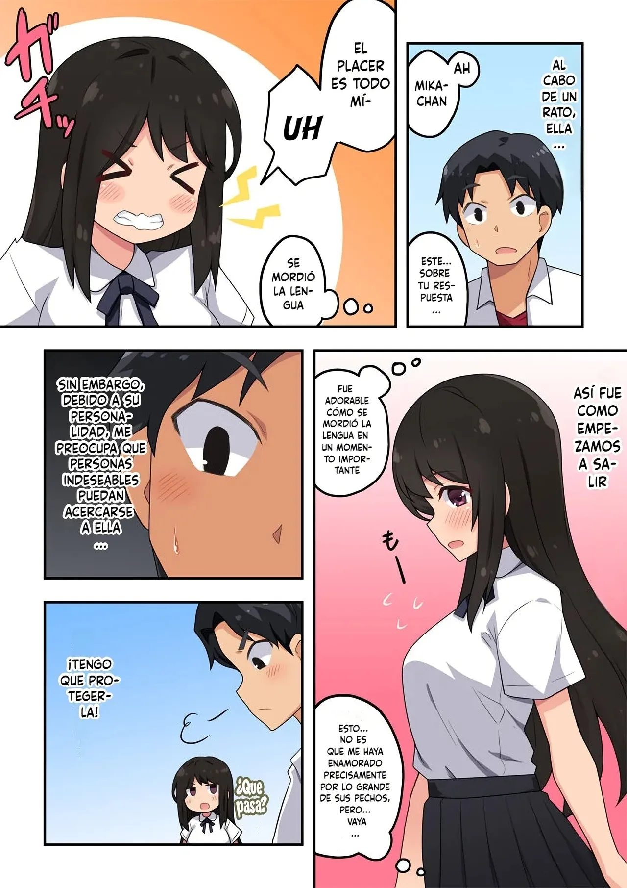 Oshijaku Kanojo wa Tanomarete...｜Se Dejó Convenver Fáclmente y, cuando se le Preguntó... page 3 full