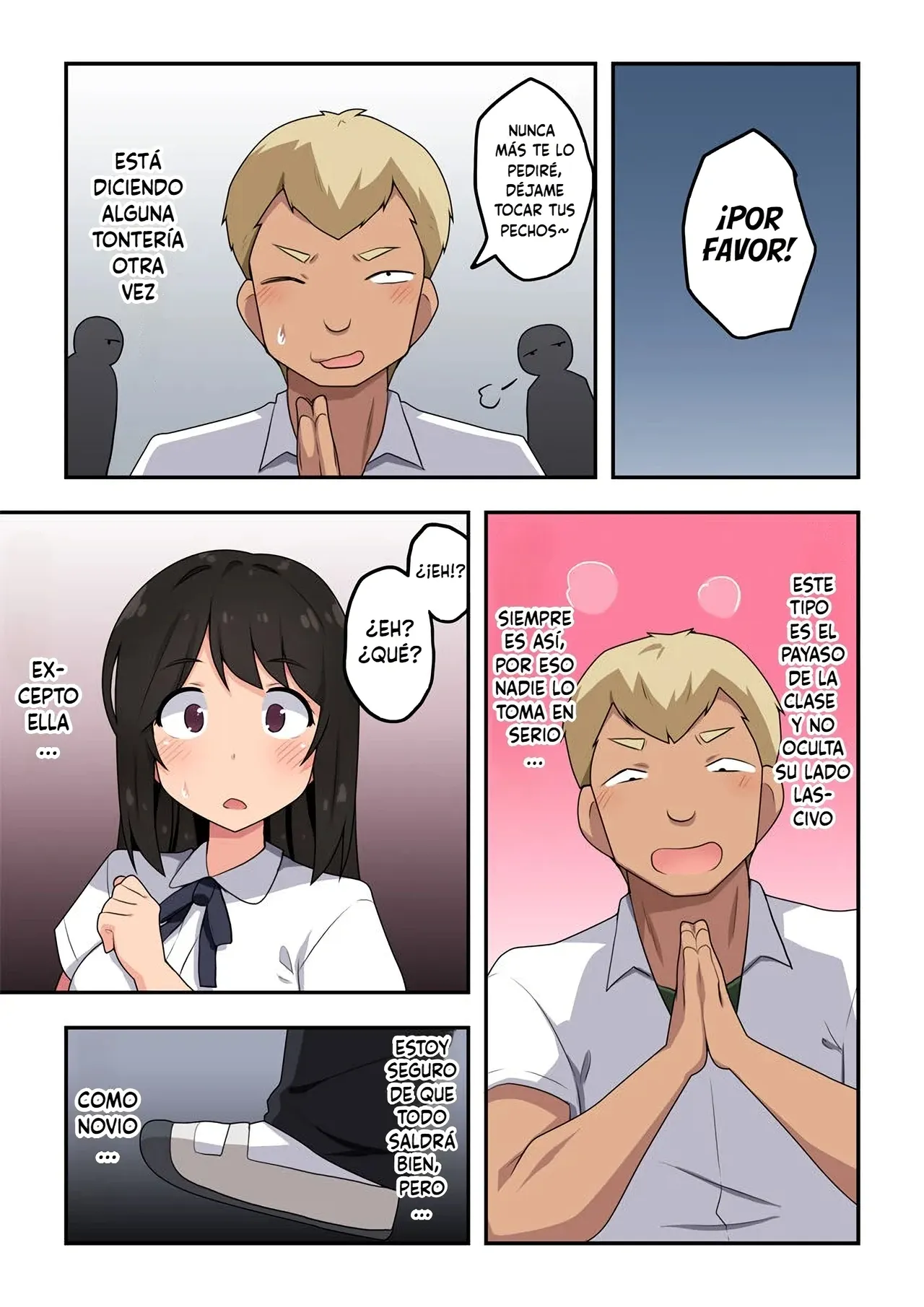Oshijaku Kanojo wa Tanomarete...｜Se Dejó Convenver Fáclmente y, cuando se le Preguntó... page 4 full