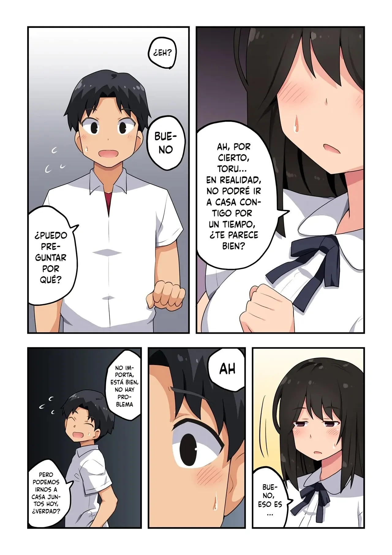 Oshijaku Kanojo wa Tanomarete...｜Se Dejó Convenver Fáclmente y, cuando se le Preguntó... page 9 full