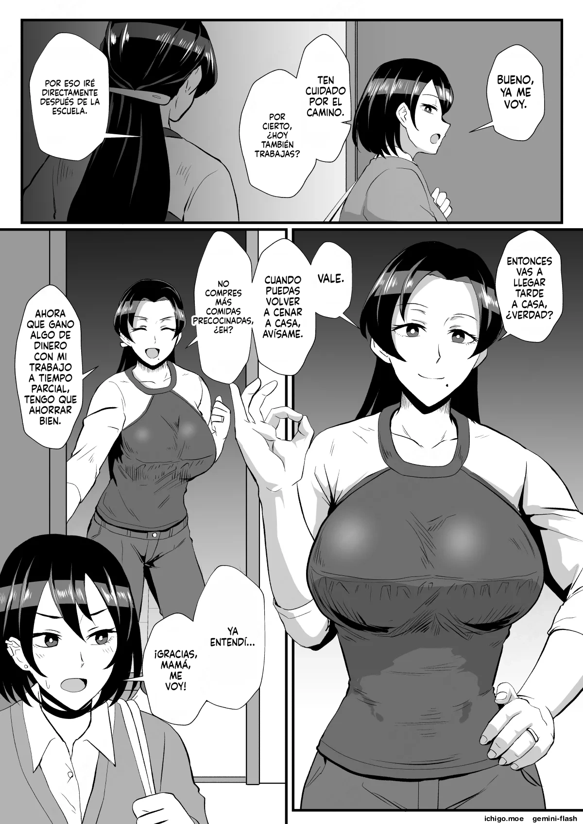 Fuzaichuu no Otto ni Makasareta Musume o Mamoritai Mama to Itsudemo Onaho Arbeit  MTL page 2 full
