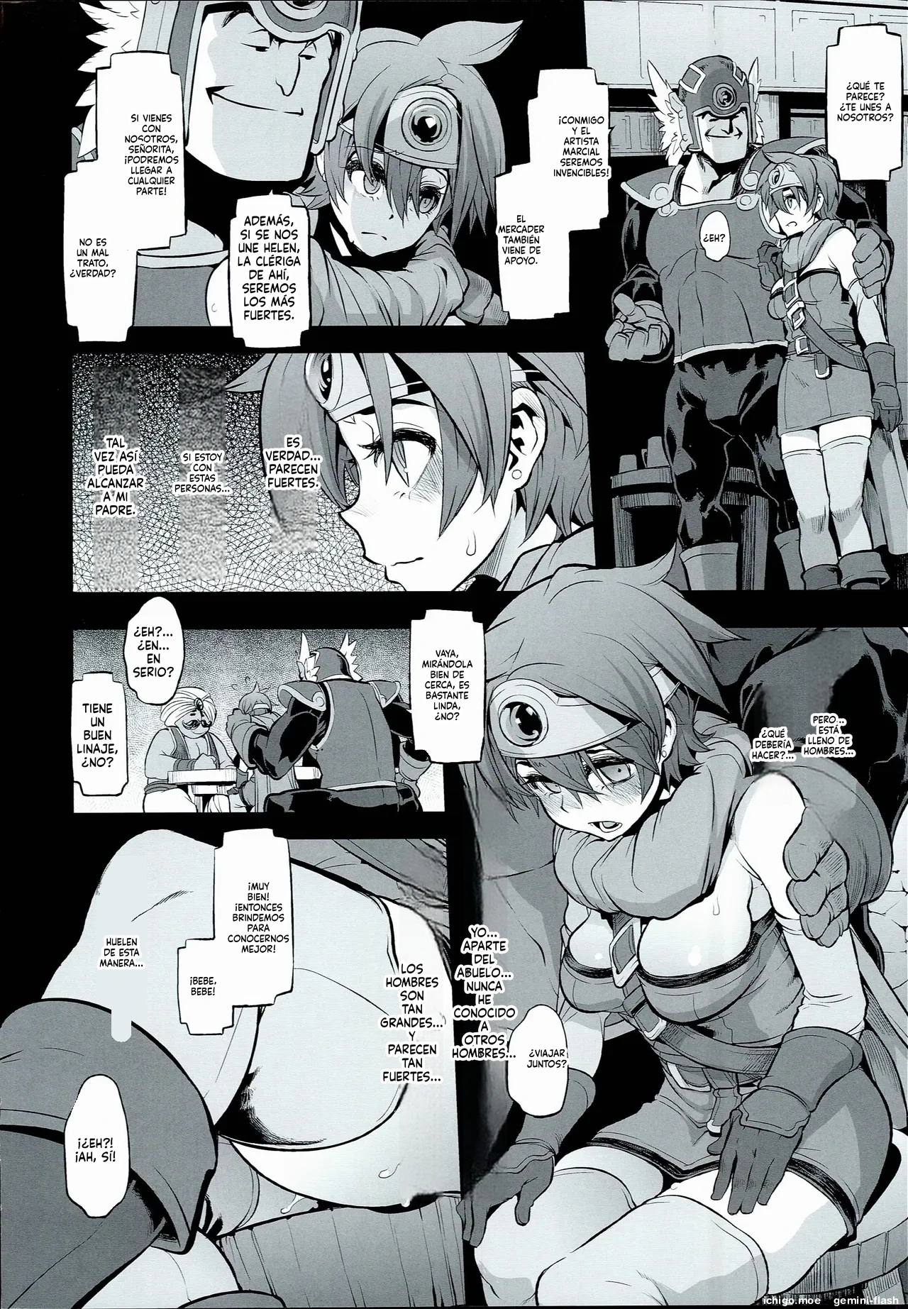Onna Yuusha no Tabi 2 Ruida no Deai Sakaba page 4 full