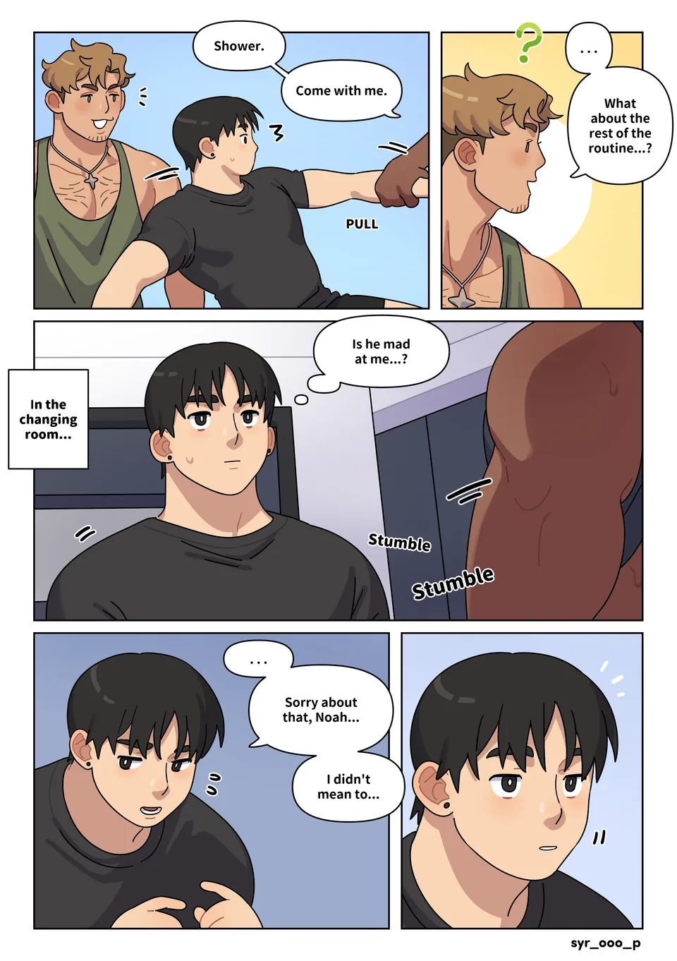 Trio's Triffle - In The Locker Room page 3 full