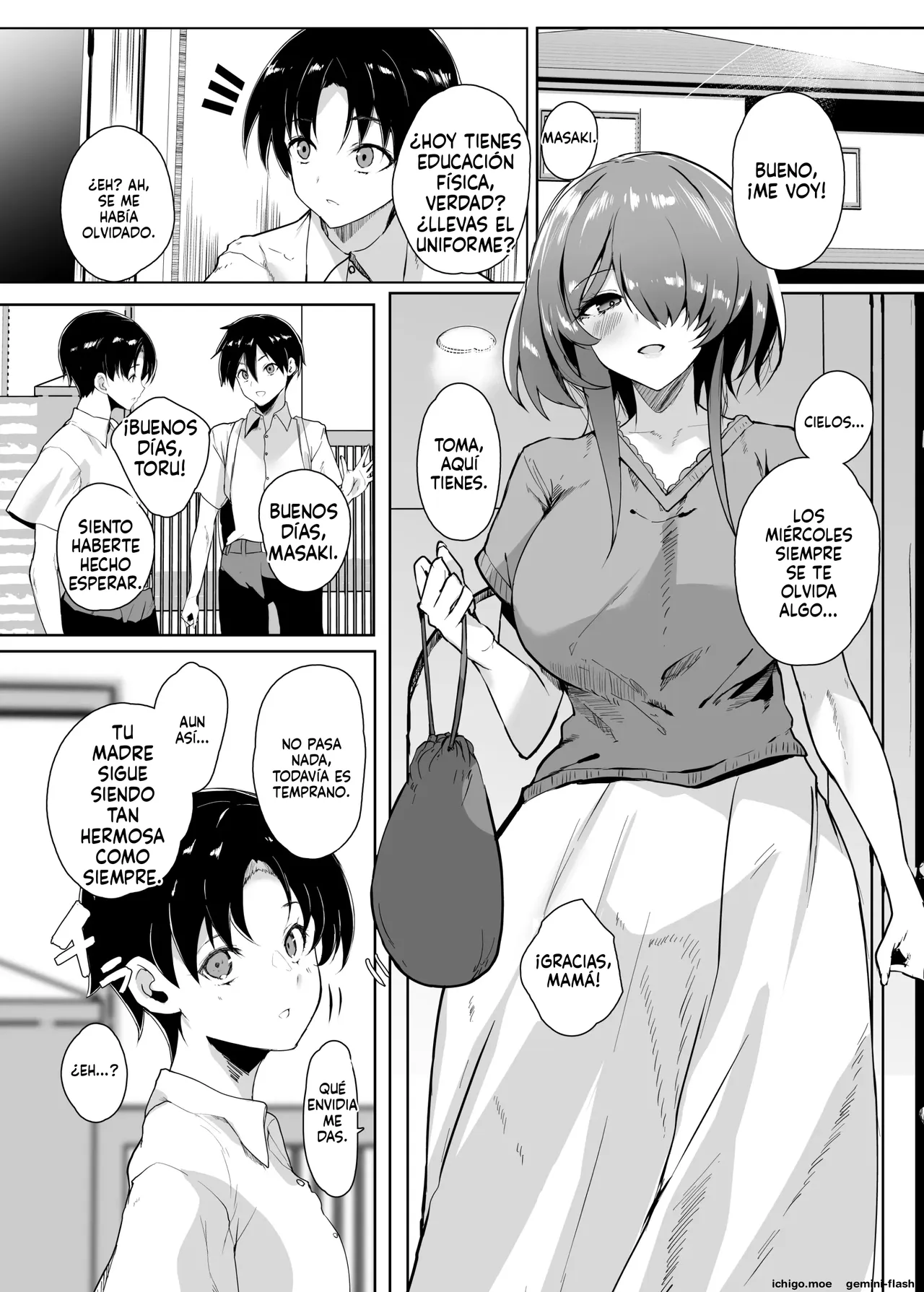 Hatsukoi no Kaa-san ni Dekachin Doutei o Sasagete Boku no Aka-chan o Harande Morau made no Hanashi  MTL page 2 full