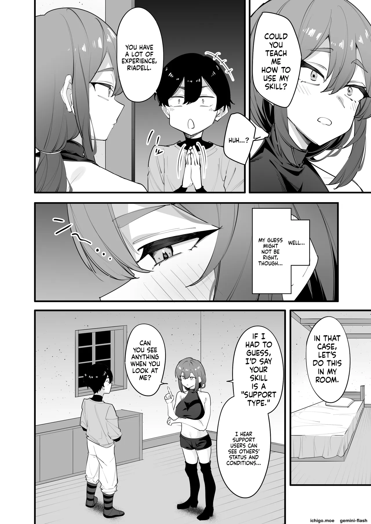 Yokkyuufuman no Onna Kishi wa Otouto no Skill de Ikimakuru | The Frustrated Female Knight Climaxes Non-Stop Using Her Younger Brother's Skill page 12 full