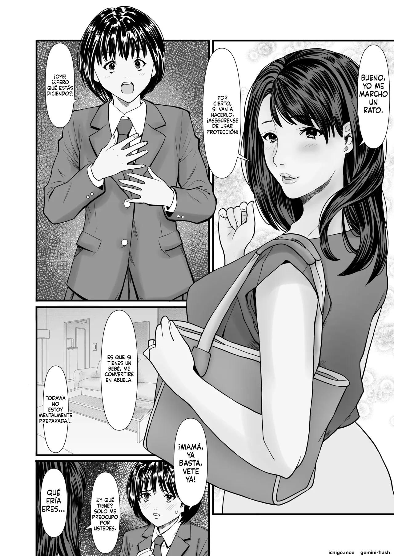 Kindan no oyako ninshin manshon wa haramase tengoku  MTL page 3 full