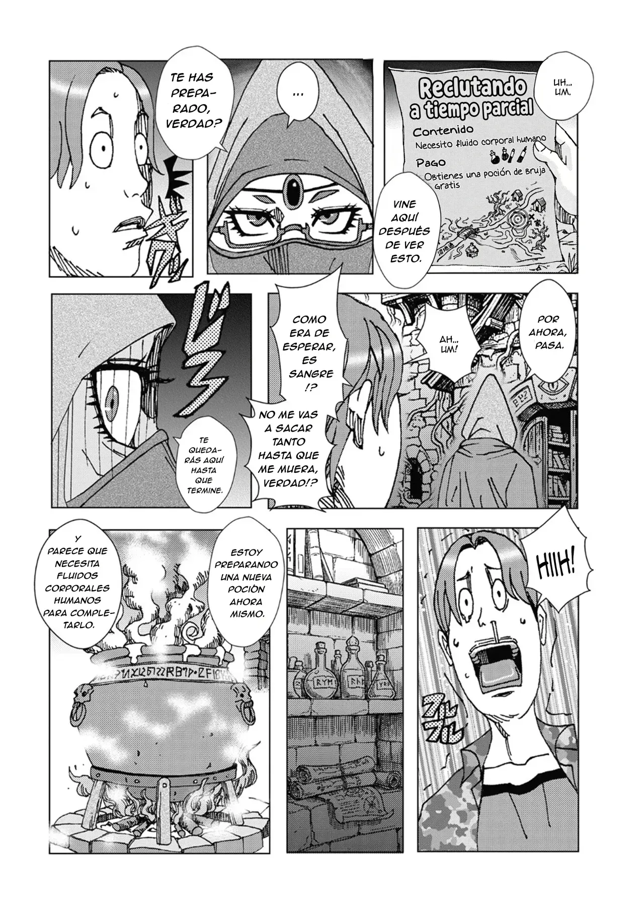 Majonchi de Baito｜Trabajo a Medio Tiempo en la Guarida de una Bruja page 4 full