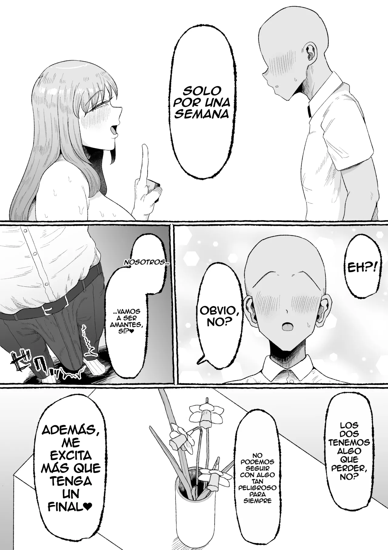 1Shuukan Gyaku Netorare -Kanojo no Haha ni Seiheki o Kuruwasareta Boku- | La madre de mi novia me volvió un pervertido page 12 full