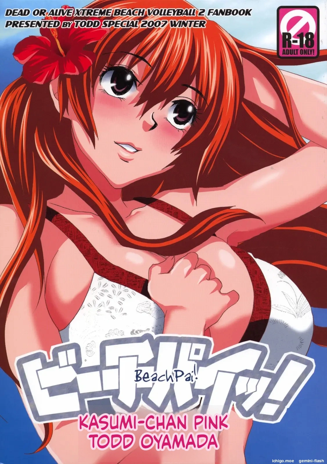 Beach Pai! Kasumi-chan Pink  MTL page 1 full