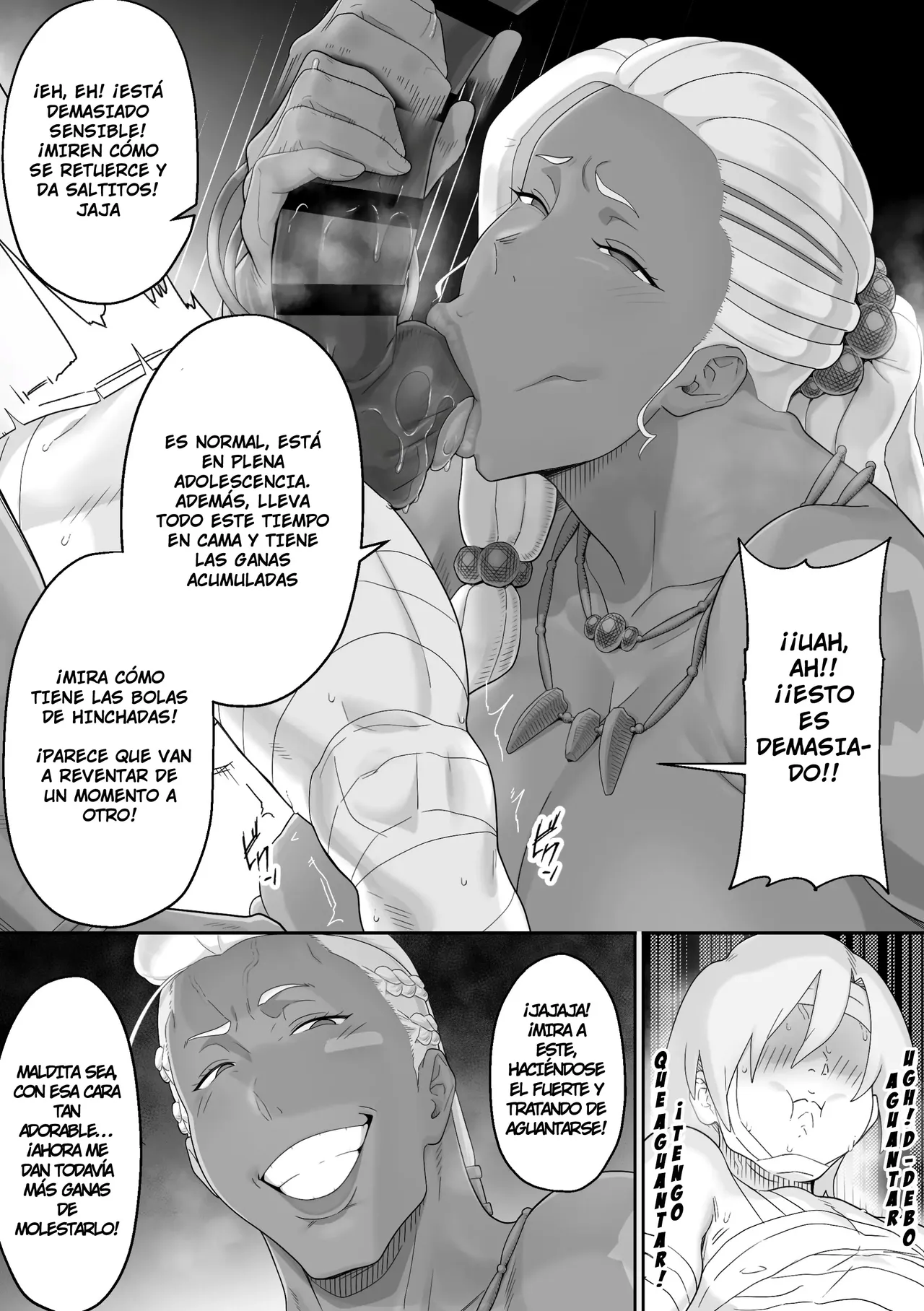Isekai de Sounan Shitara Nazo no Onna Buzoku ni Tasukerareta Hanashi｜La historia de cómo, tras quedar varado en otro mundo, una misteriosa tribu de mujeres me rescató page 12 full