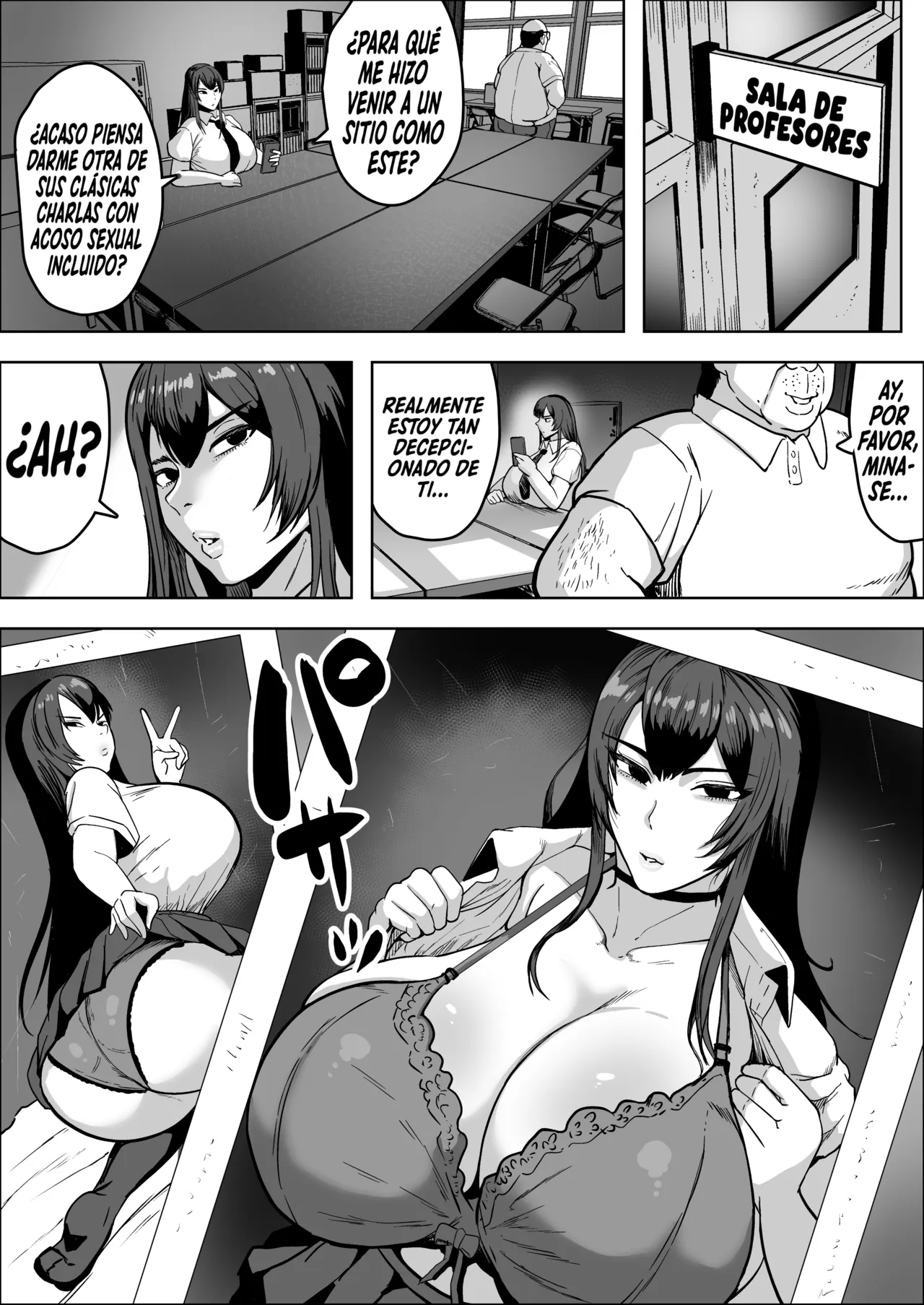 Chuunen Kyoushi ni Wakaraseareta Reishoukei Dekachichi Gal｜La Gyaru Fría De Enormes Tetas Que Fue Puesta En Su lugar Por Su Profesor de Mediana Edad page 7 full