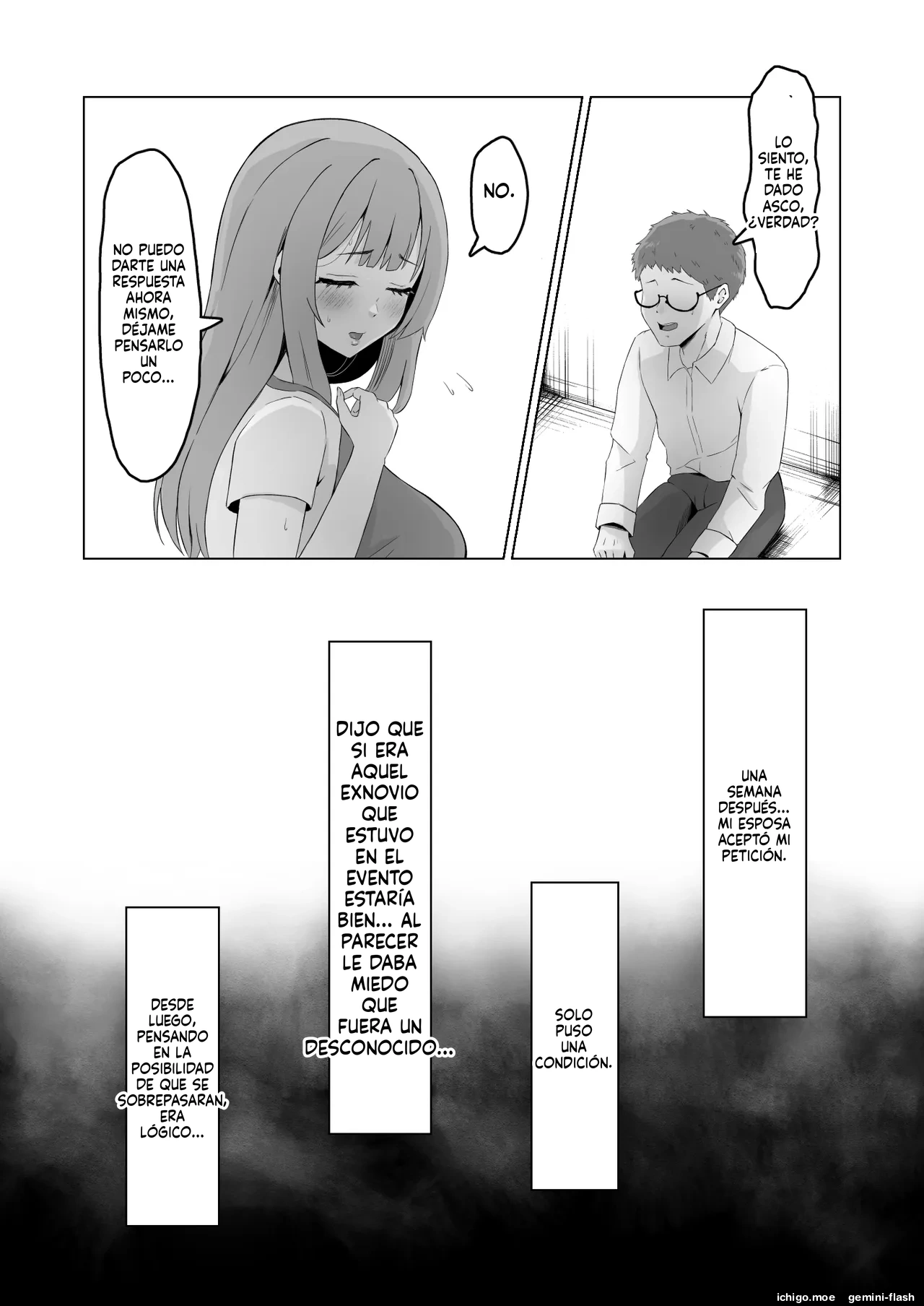 Moto Kare ni Tsuma o Kashitara Do-M ni natte Kaettekita  MTL page 9 full