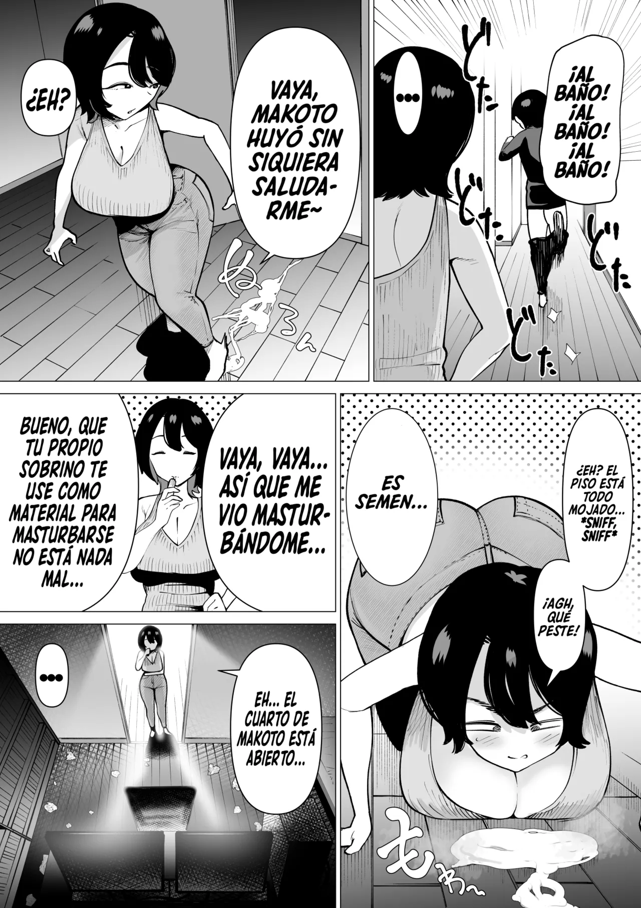 Hikikomori de Ero Manga Kaiteru Doutei Oikko to Oba-san ga Icha Love SEX suru Hanashi｜La Historia De Un Sobrino Virgen Y Hikikomori Que Dibuja Mangas Eróticos Teniendo Sexo Cariñoso Y Apasionado Con Su Tía page 11 full