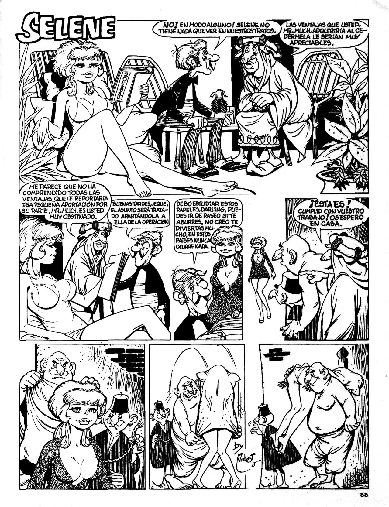 Selene and Mr. Much Money page 9 full