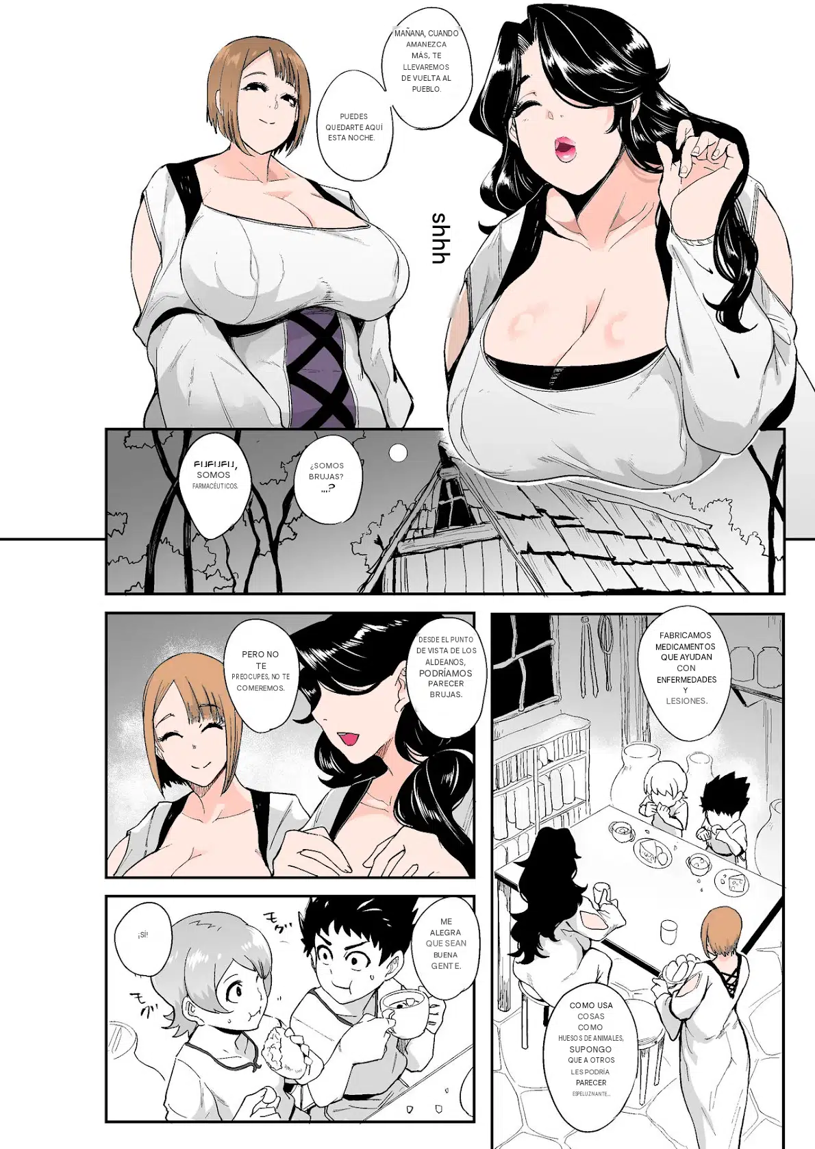 Mori no Majo - Kyousei Jinkaku Haishutsu Shasei - Español page 9 full