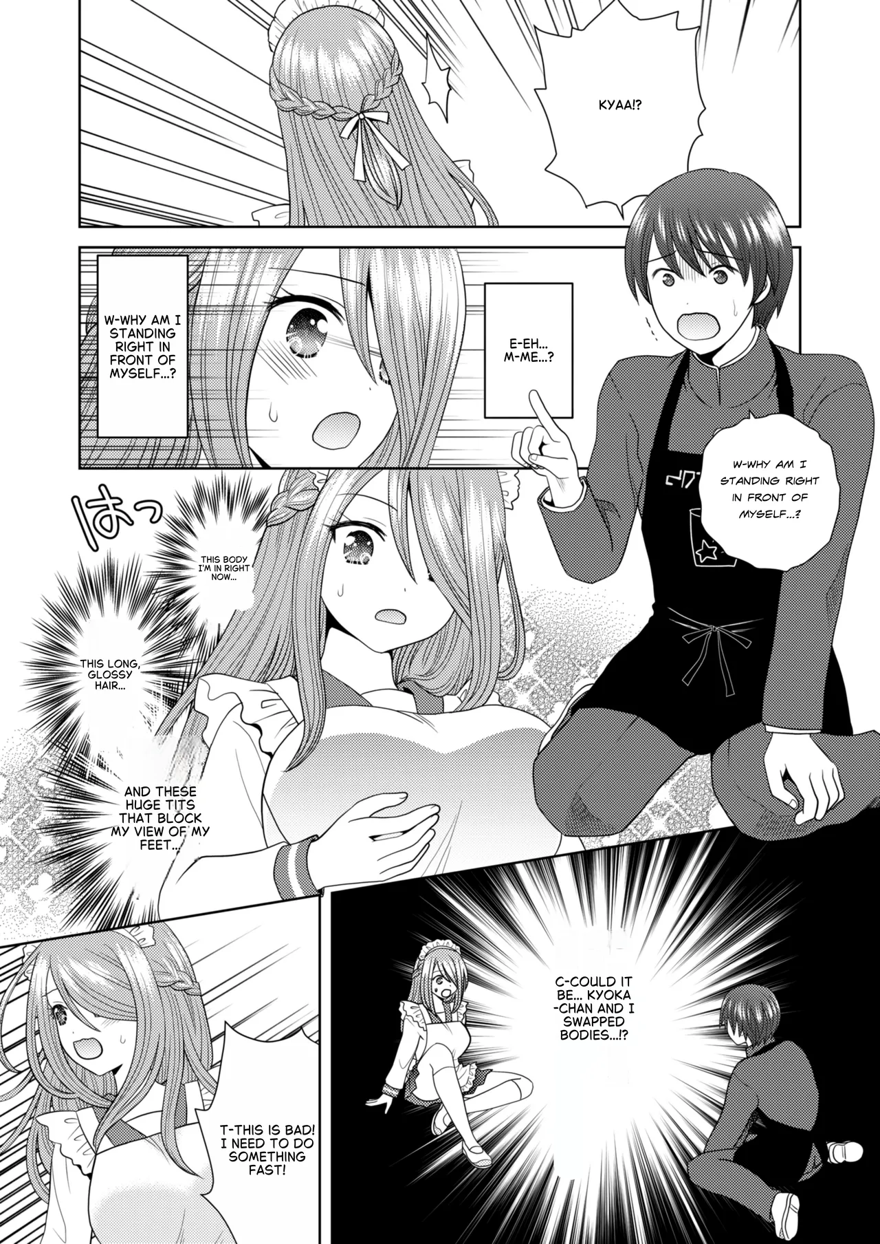 A group of boys and girls switch places at the school festival!! page 10 full