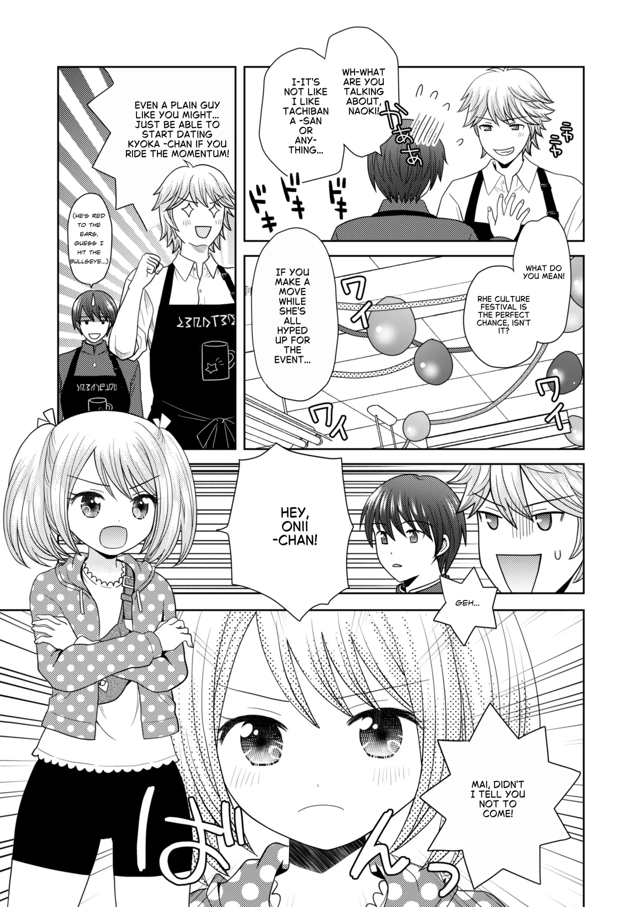A group of boys and girls switch places at the school festival!! page 6 full