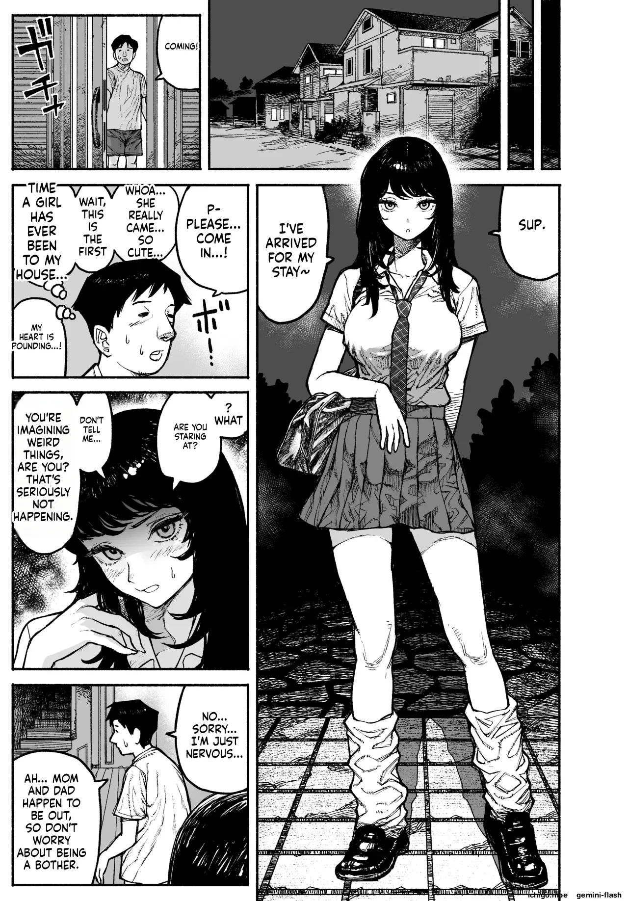 Gyaru ga Tomari ni Kita node Nakadashi Hachi Sasete Moratta Hanashi. | A Gal Stayed Over, So I Got to Cum Inside Her. page 7 full