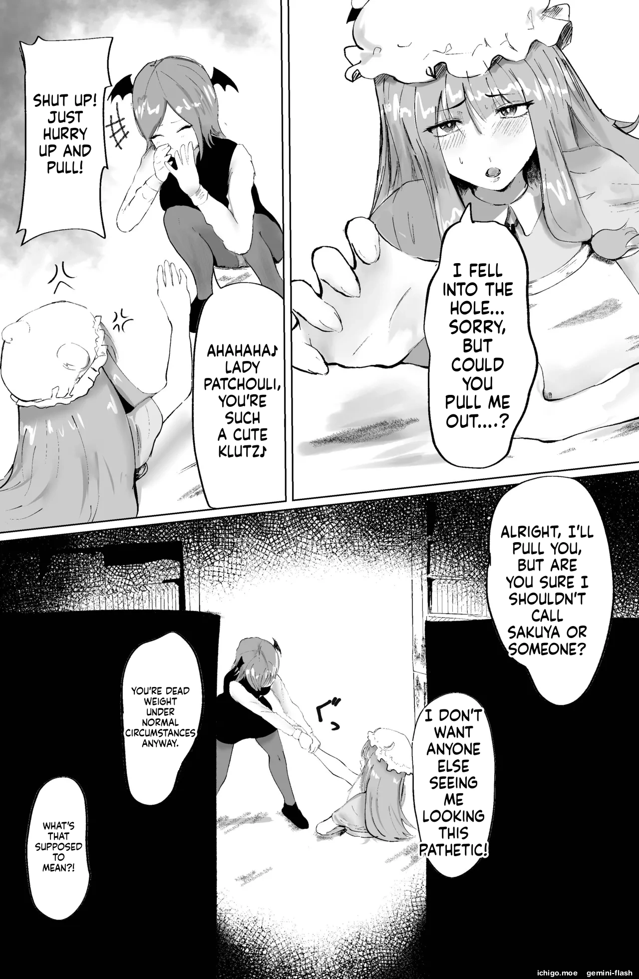 Majo to Koakuma, Kankaku Shadan Ana ni Ochiru. page 11 full