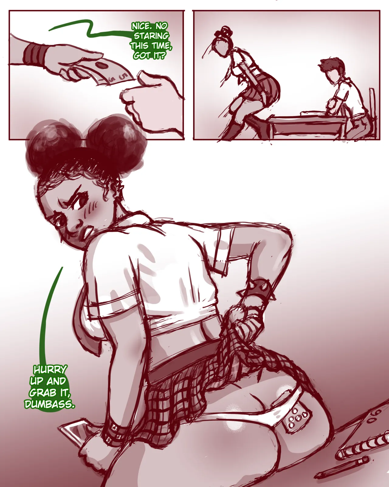 Renee Beaucorps and Jenny Hunter page 3 full
