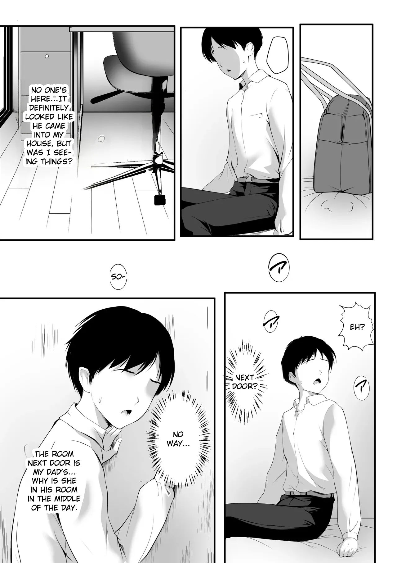Kyonyuu no Osananajimi Gal ga Boku no Oyaji to Neteita Hanashi page 4 full
